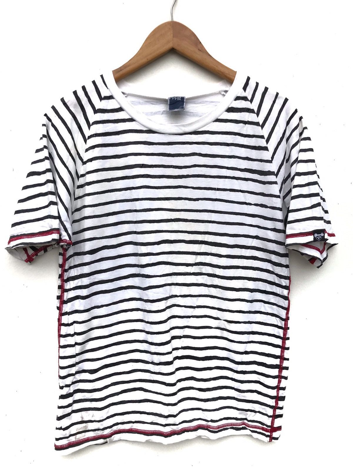 Japanese Brand × PPFM × Seditionaries PPFM Seditionaries Stripes Jailer Border Prisoners T-Shirts Size US S / EU 44-46 / 1 - 1 Thumbnail
