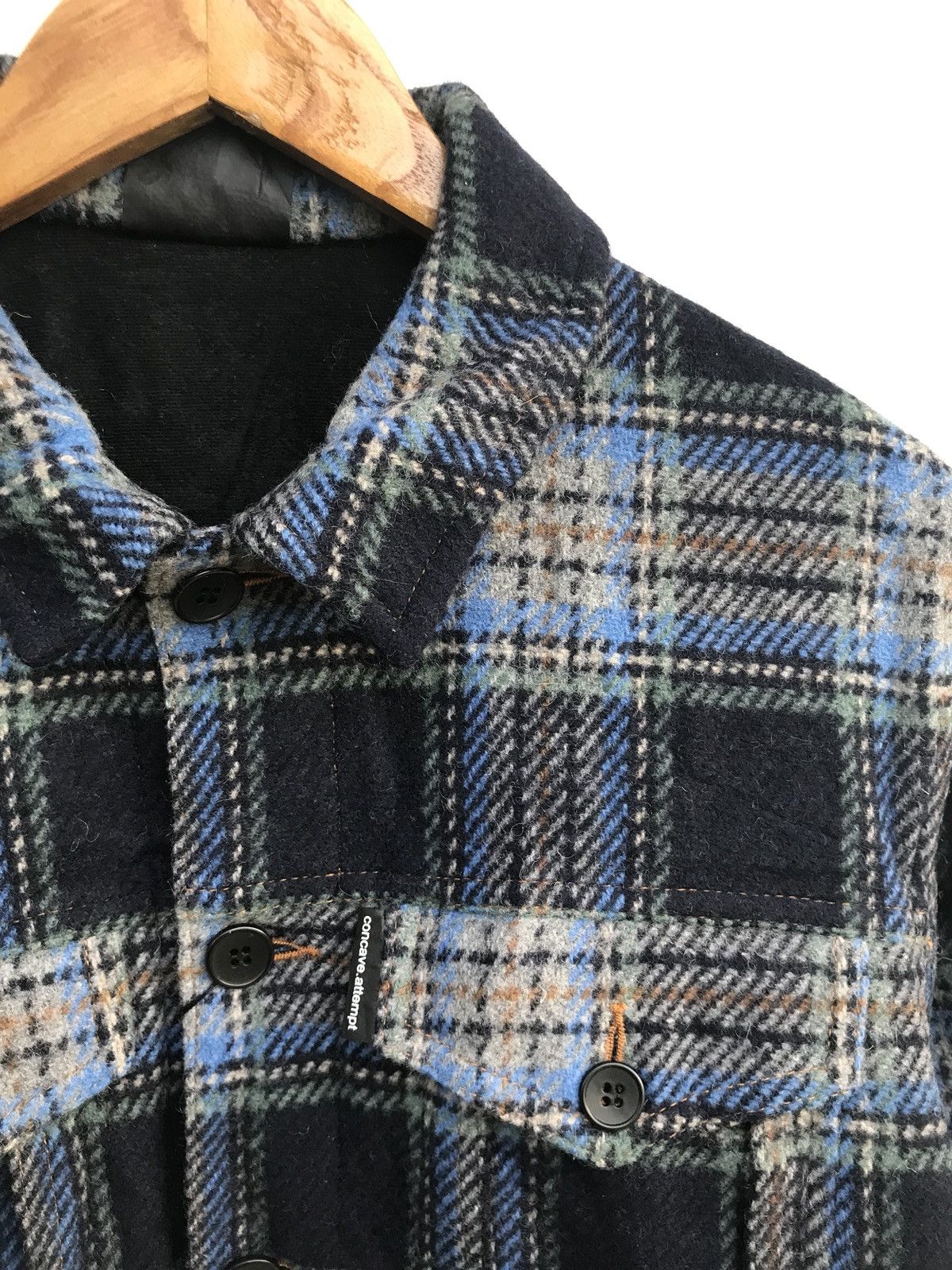Designer × Japanese Brand Concave.attempt CNCV Wool Button Shirts Jacket Size US M / EU 48-50 / 2 - 3 Thumbnail