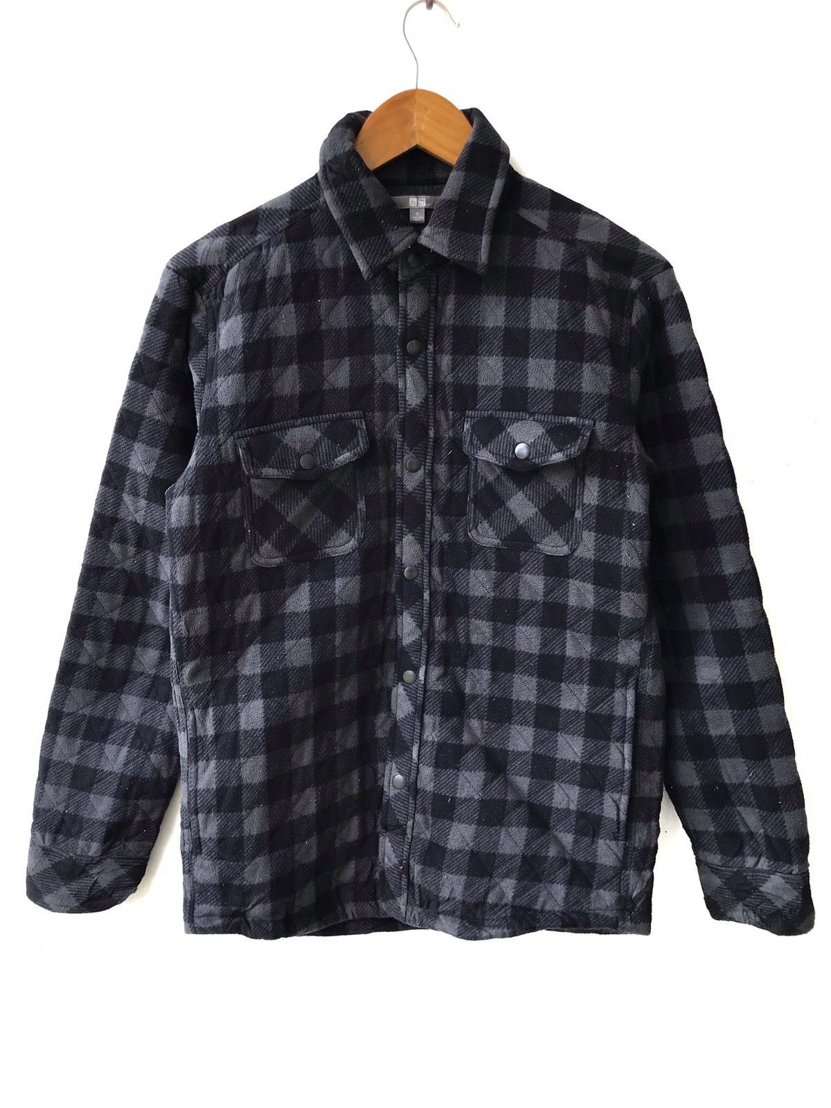 Japanese Brand × Uniqlo UNIQLO Checked Plaid Tartan Button Light Jacket Size US S / EU 44-46 / 1 - 2 Thumbnail