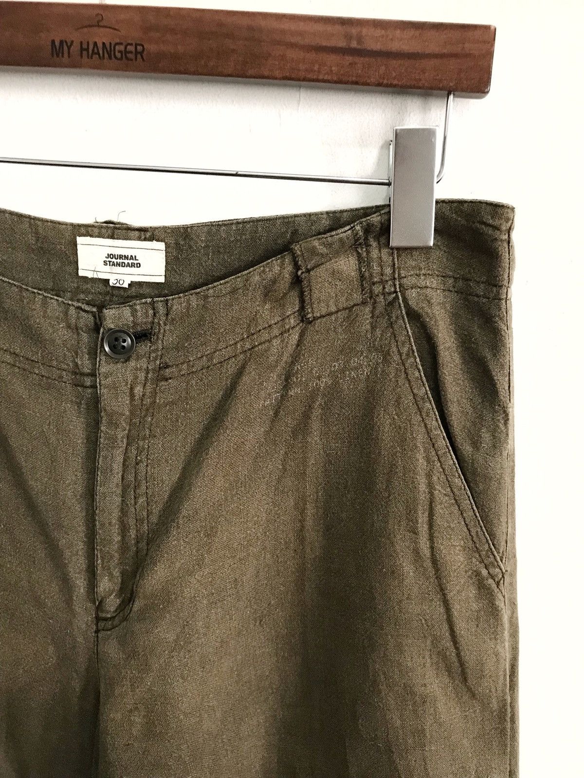 Journal Standard Japanese Brand Journal Standard Linen Pants Size US 30 / EU 46 - 2 Thumbnail