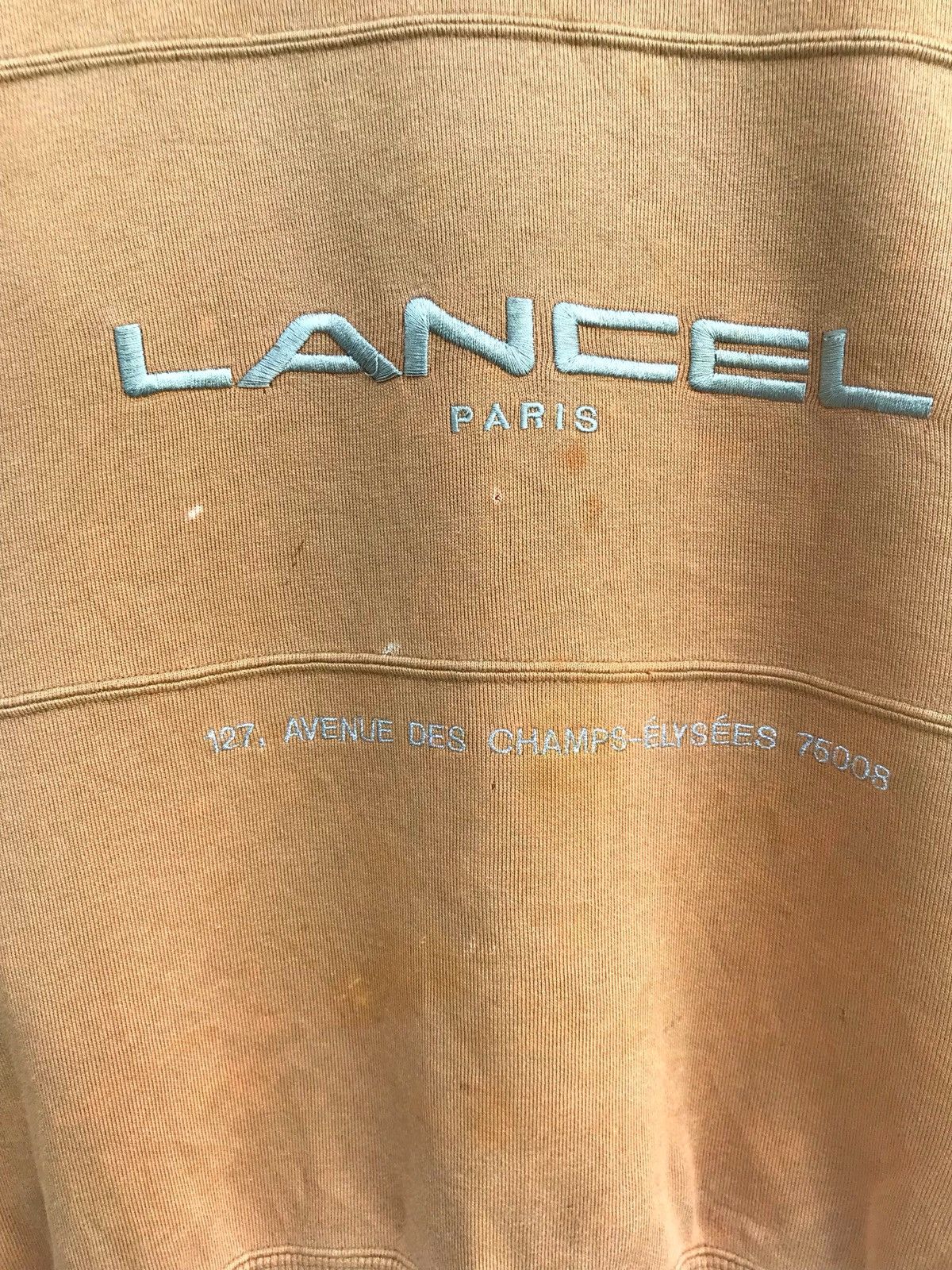 Lancel × Vintage Vintage Lancel Paris Big Logo Sweatshirt Crewneck Sweater Size US M / EU 48-50 / 2 - 5 Thumbnail