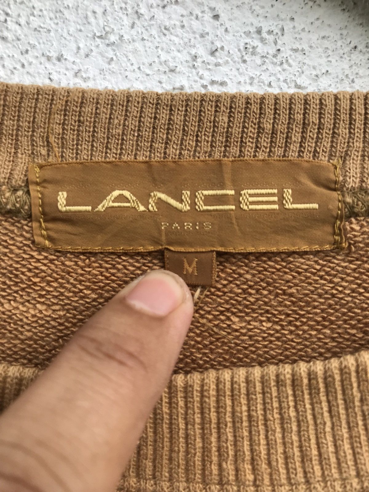 Lancel × Vintage Vintage Lancel Paris Big Logo Sweatshirt Crewneck Sweater Size US M / EU 48-50 / 2 - 3 Thumbnail