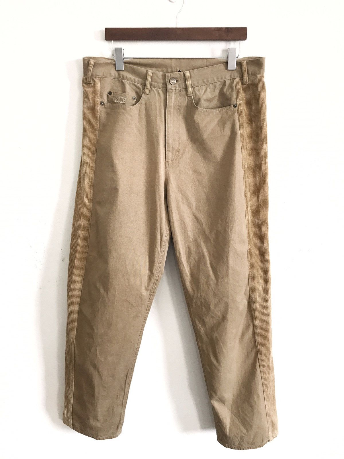 Japanese Brand Swagger Corduroy Velvet Pants Made In Japan