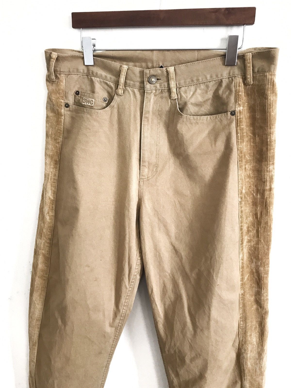 Swagger Japanese Brand Swagger Corduroy Velvet Pants Made In Japan Size US 36 / EU 52 - 2 Thumbnail
