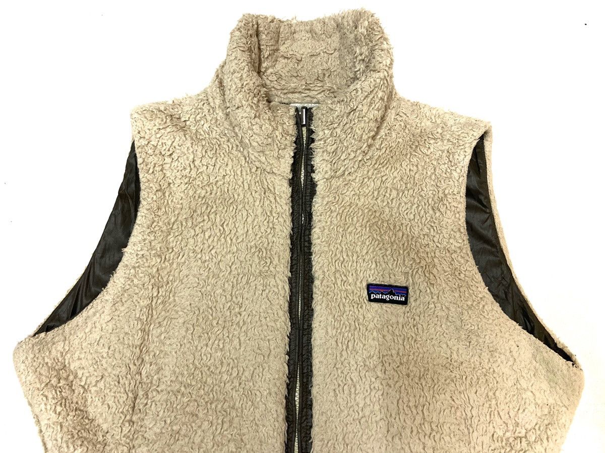 Patagonia Reversible🔥Vintage Patagonia Fleece Deep Pile Retro Oatmea Size US M / EU 48-50 / 2 - 5 Thumbnail