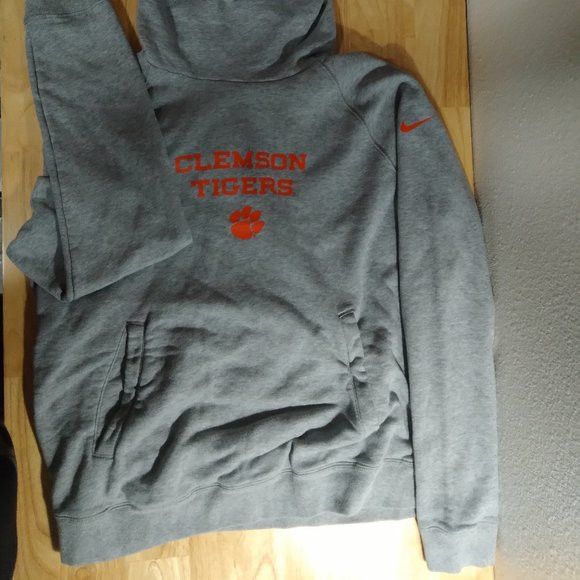 NCAA × Nike × Vintage Vintage Nike Clemson Tigers Logo Hoodie Sweatshirt Size US XL / EU 56 / 4 - 2 Thumbnail