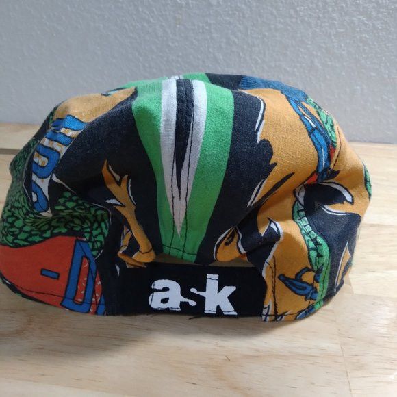 Harley Davidson × Vintage Custom Harley Davidson Snakes 5 Panel Hat - Size ONE SIZE - 5 Thumbnail