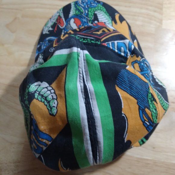 Harley Davidson × Vintage Custom Harley Davidson Snakes 5 Panel Hat - Size ONE SIZE - 4 Thumbnail