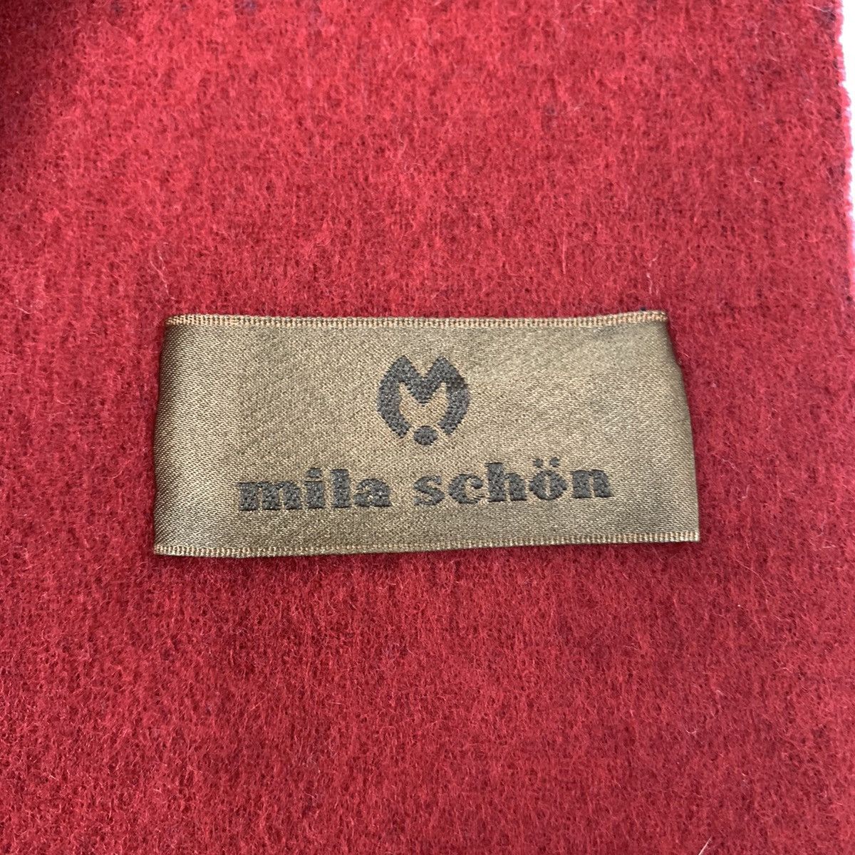 Mila Schon × Other MILA SCHON Fringed Tartan Plaid Cashmere Wool Muffler Scarf Size ONE SIZE - 11 Thumbnail