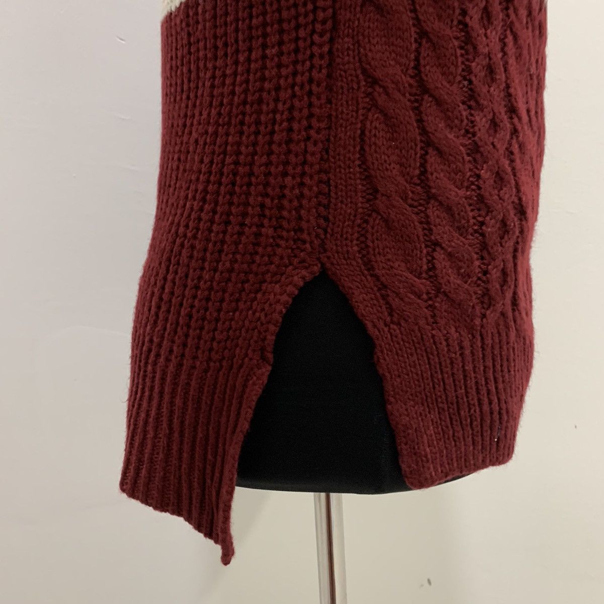 Cross Colours × Designer INGNI Aran Twist Cable Crochet Knitwear Sweater Sweatshirt Size US M / EU 48-50 / 2 - 14 Thumbnail