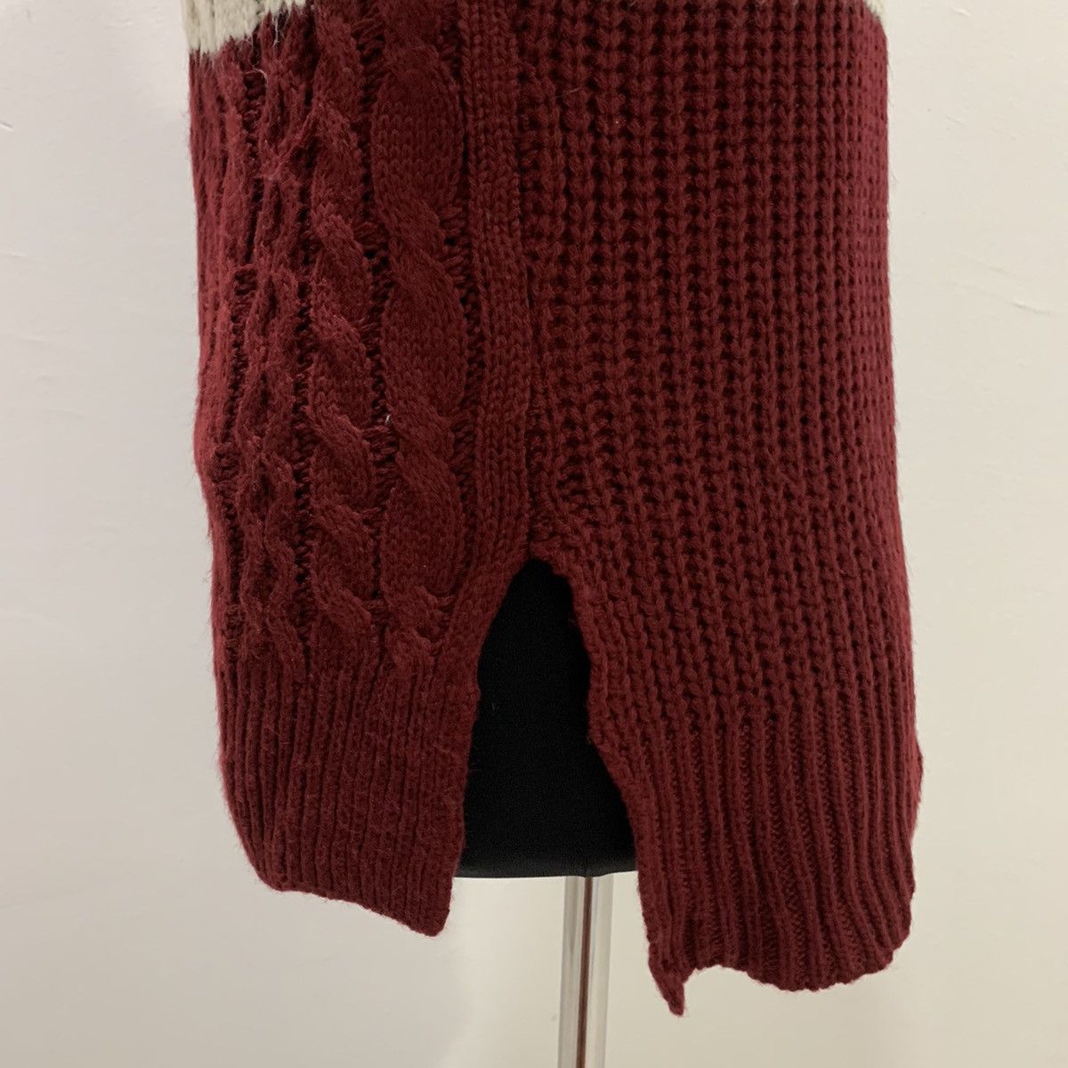 Cross Colours × Designer INGNI Aran Twist Cable Crochet Knitwear Sweater Sweatshirt Size US M / EU 48-50 / 2 - 15 Thumbnail
