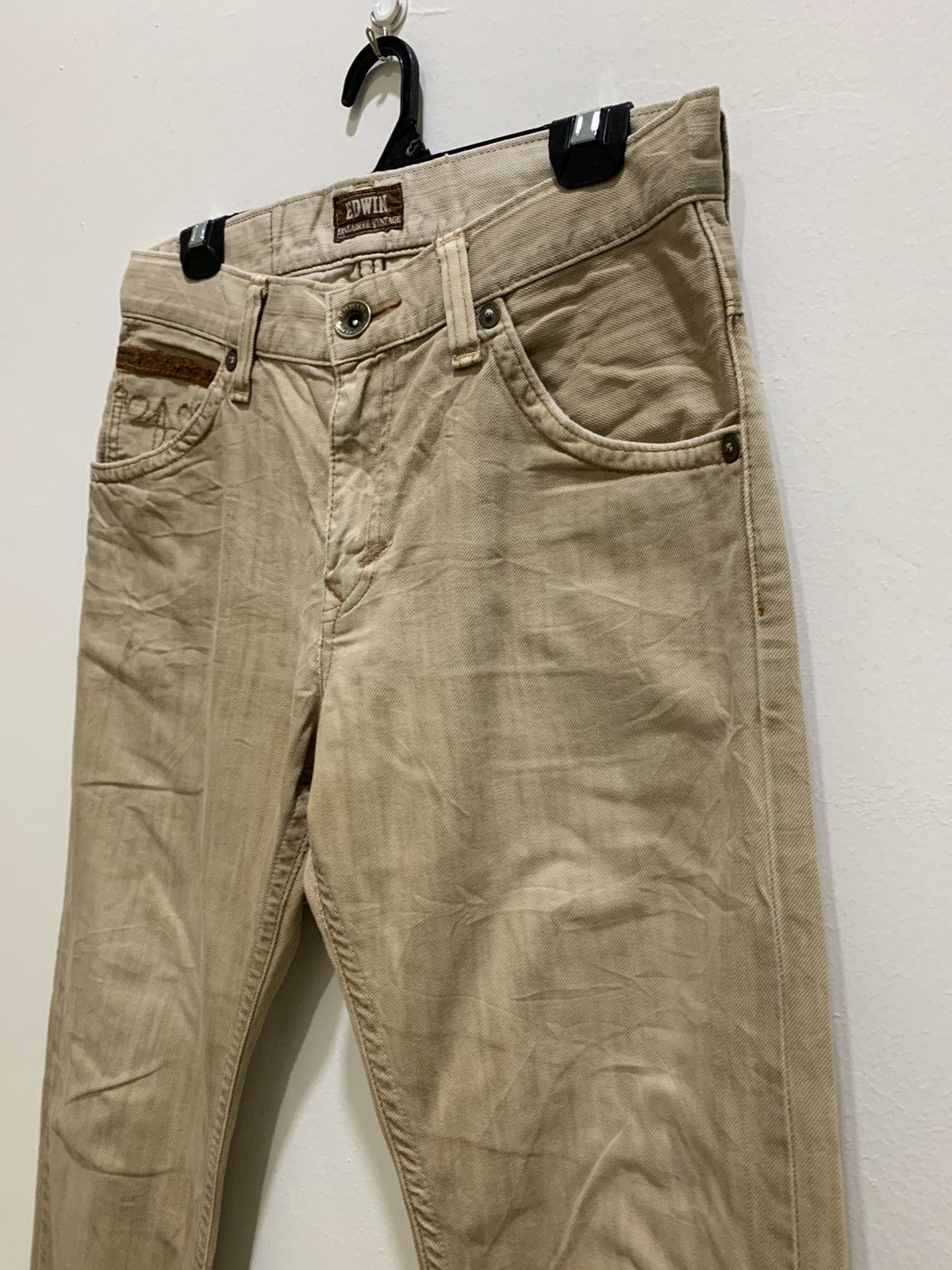 Designer × Edwin EDWIN EXCLUSIVE VINTAGE Redmoon Craft Style Denim Jean Pant Size US 32 / EU 48 - 7 Thumbnail