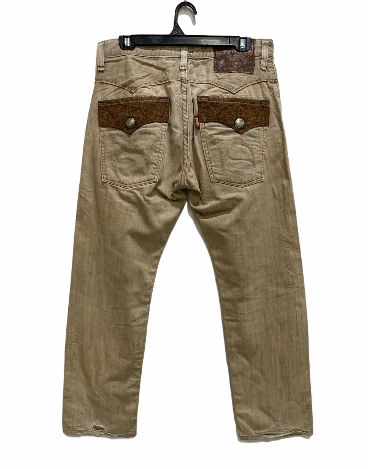 Designer × Edwin EDWIN EXCLUSIVE VINTAGE Redmoon Craft Style Denim Jean Pant Size US 32 / EU 48 - 1 Thumbnail
