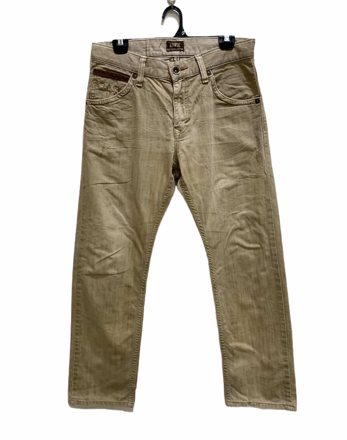 Designer × Edwin EDWIN EXCLUSIVE VINTAGE Redmoon Craft Style Denim Jean Pant Size US 32 / EU 48 - 2 Thumbnail