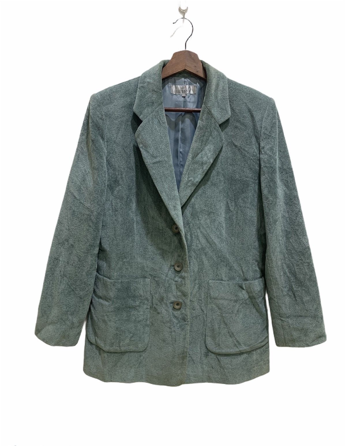 Other LUITHEMIS Rayon Fleece Luxury Rare Officewear Blazer Jacket Size 40R - 1 Thumbnail