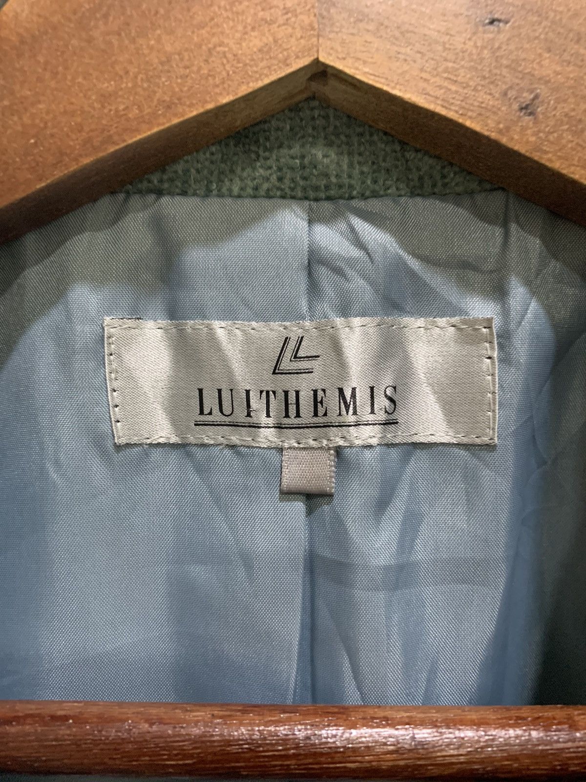 Other LUITHEMIS Rayon Fleece Luxury Rare Officewear Blazer Jacket Size 40R - 19 Thumbnail