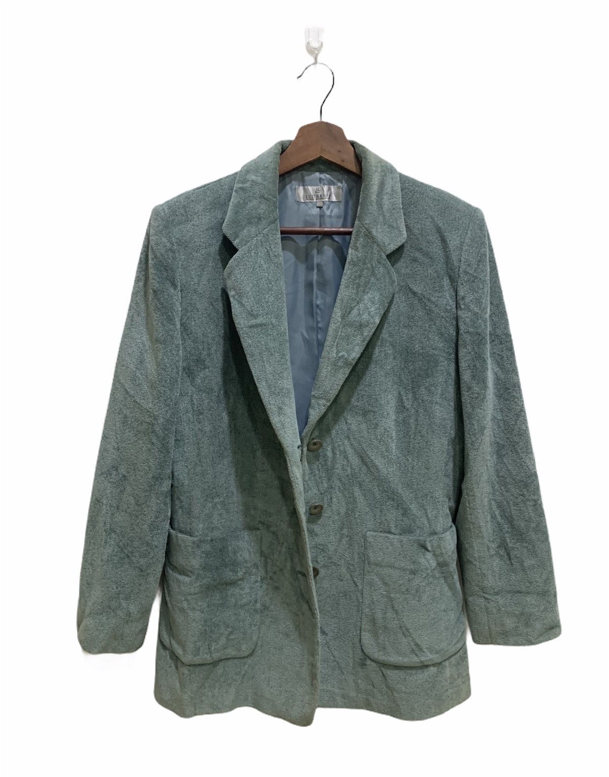 Other LUITHEMIS Rayon Fleece Luxury Rare Officewear Blazer Jacket Size 40R - 3 Thumbnail