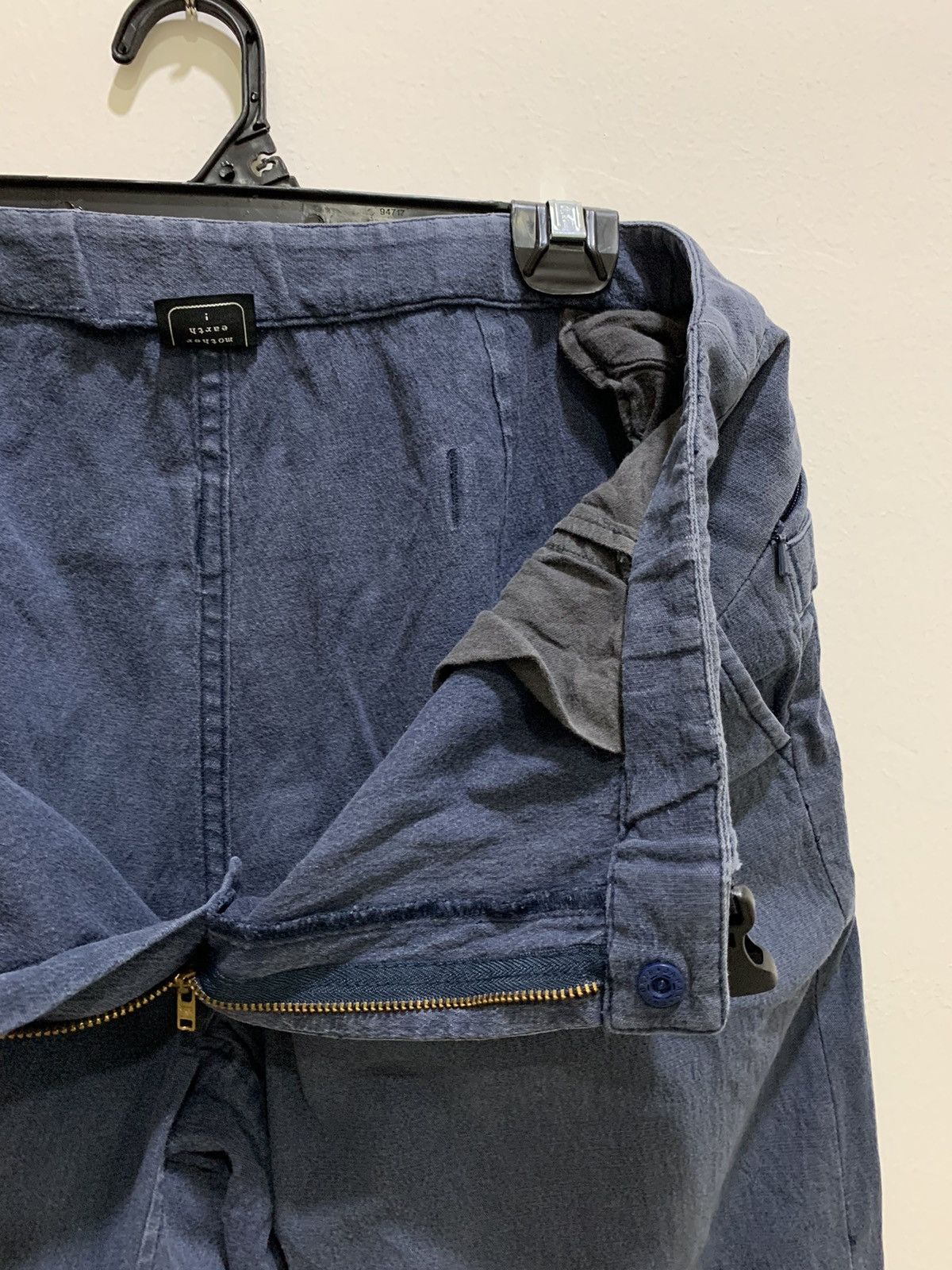 Japanese Brand × Vintage HYPER ILLUSION DESIGN Vtg Belted Buckle Casual Trouser Pant Size US 34 / EU 50 - 22 Thumbnail