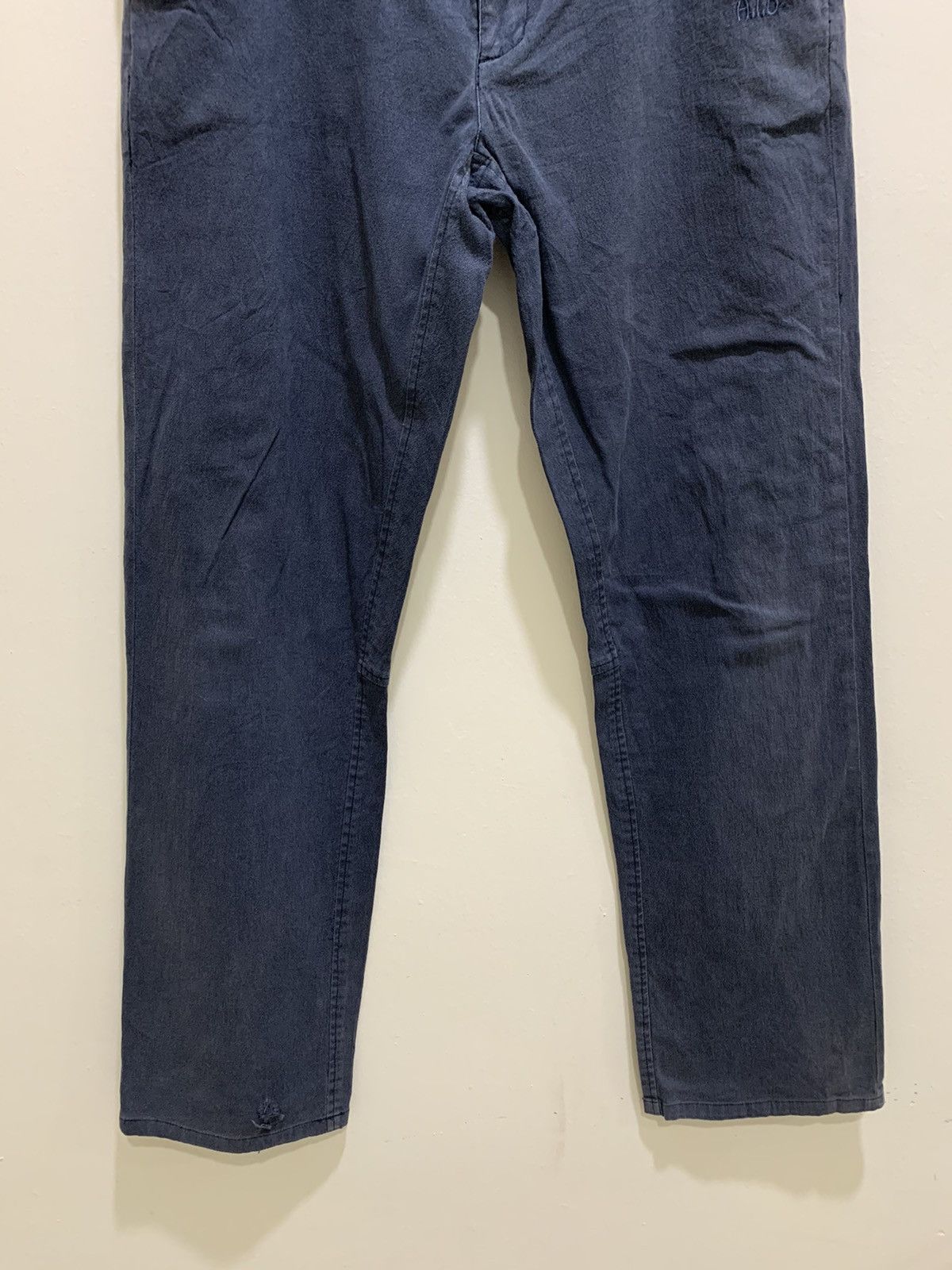 Japanese Brand × Vintage HYPER ILLUSION DESIGN Vtg Belted Buckle Casual Trouser Pant Size US 34 / EU 50 - 5 Thumbnail
