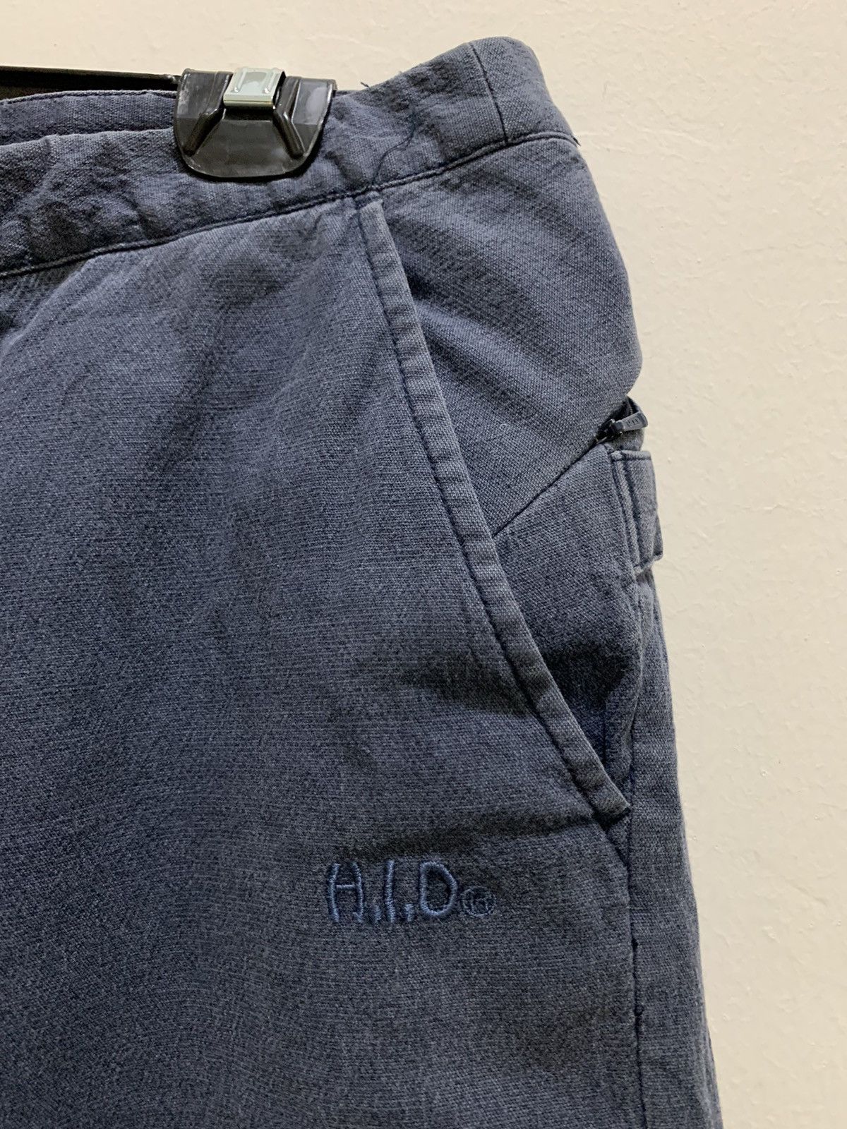 Japanese Brand × Vintage HYPER ILLUSION DESIGN Vtg Belted Buckle Casual Trouser Pant Size US 34 / EU 50 - 10 Thumbnail