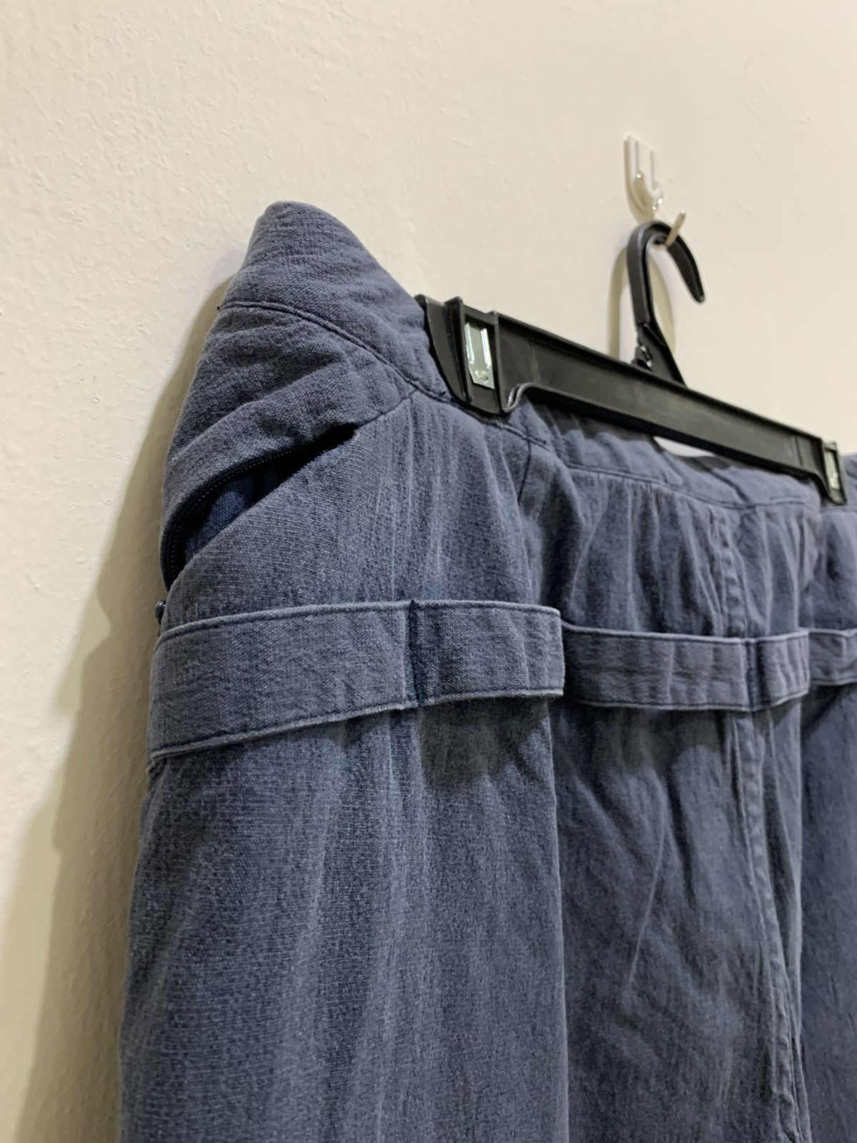 Japanese Brand × Vintage HYPER ILLUSION DESIGN Vtg Belted Buckle Casual Trouser Pant Size US 34 / EU 50 - 15 Thumbnail