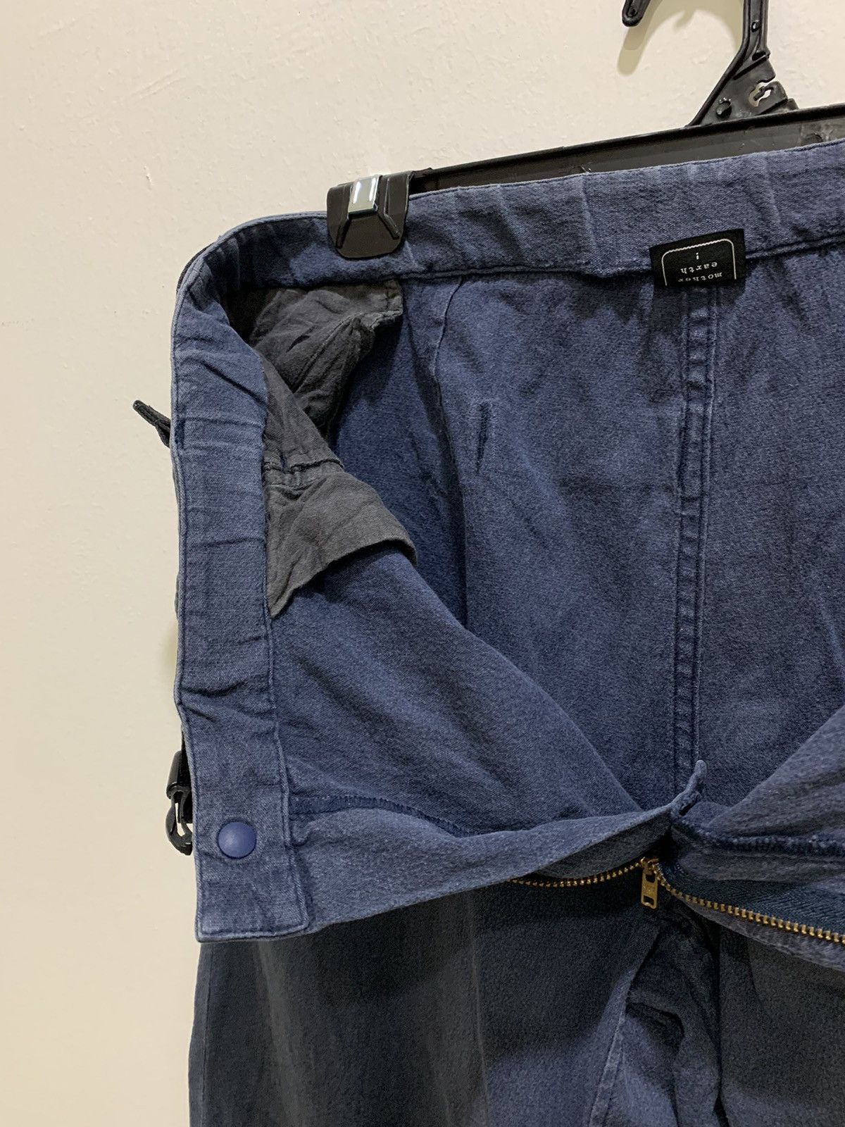 Japanese Brand × Vintage HYPER ILLUSION DESIGN Vtg Belted Buckle Casual Trouser Pant Size US 34 / EU 50 - 21 Thumbnail