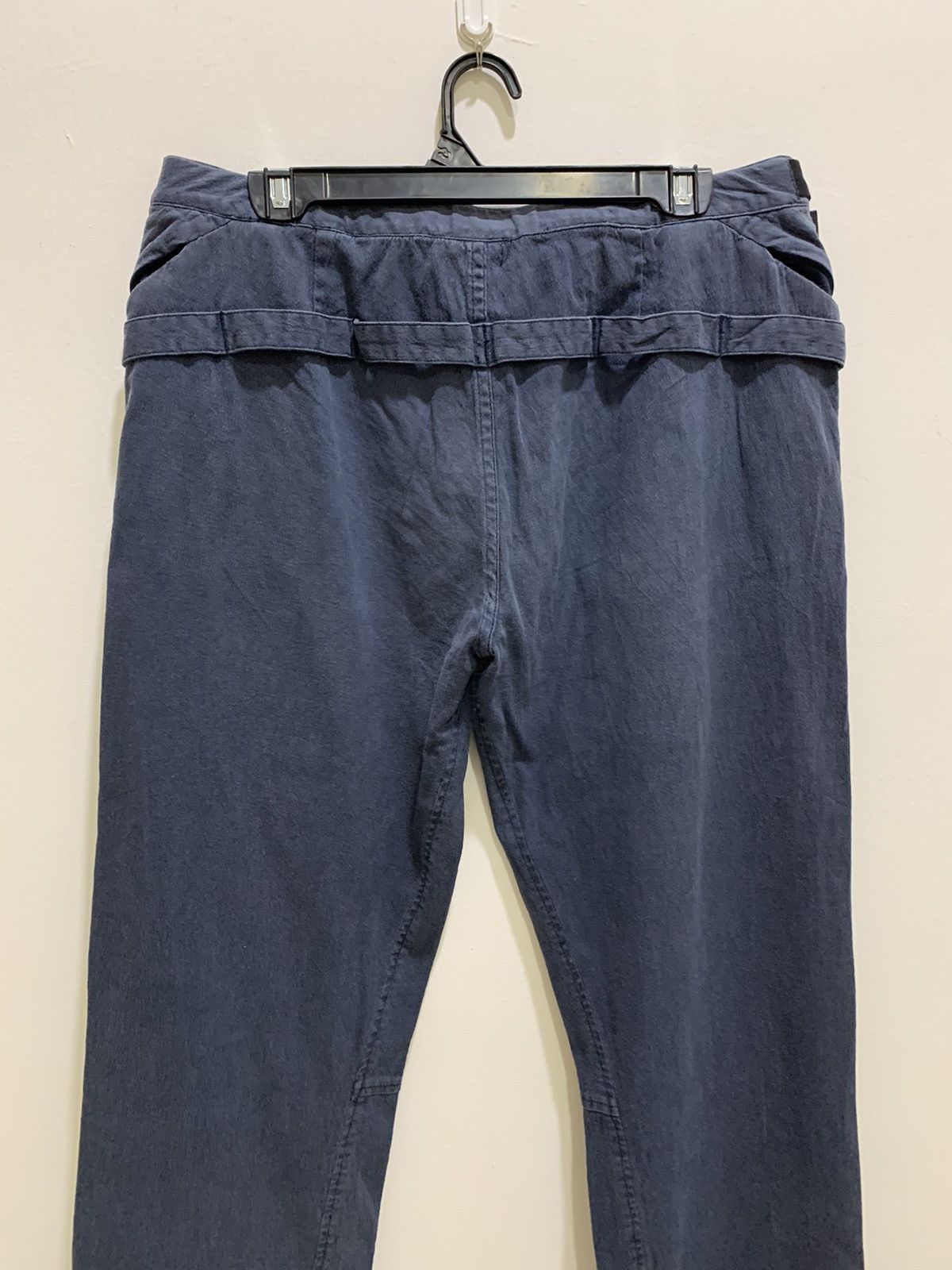 Japanese Brand × Vintage HYPER ILLUSION DESIGN Vtg Belted Buckle Casual Trouser Pant Size US 34 / EU 50 - 11 Thumbnail