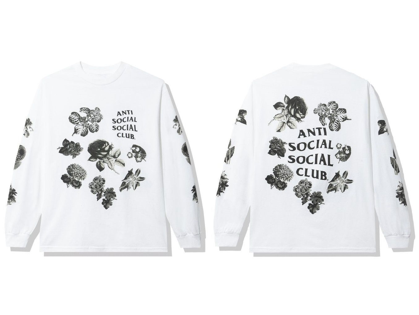 Anti Social Social Club DS SS21 ASSC Strange Arrangements White Long Sleeve Tee LS Size US M / EU 48-50 / 2 - 1 Thumbnail