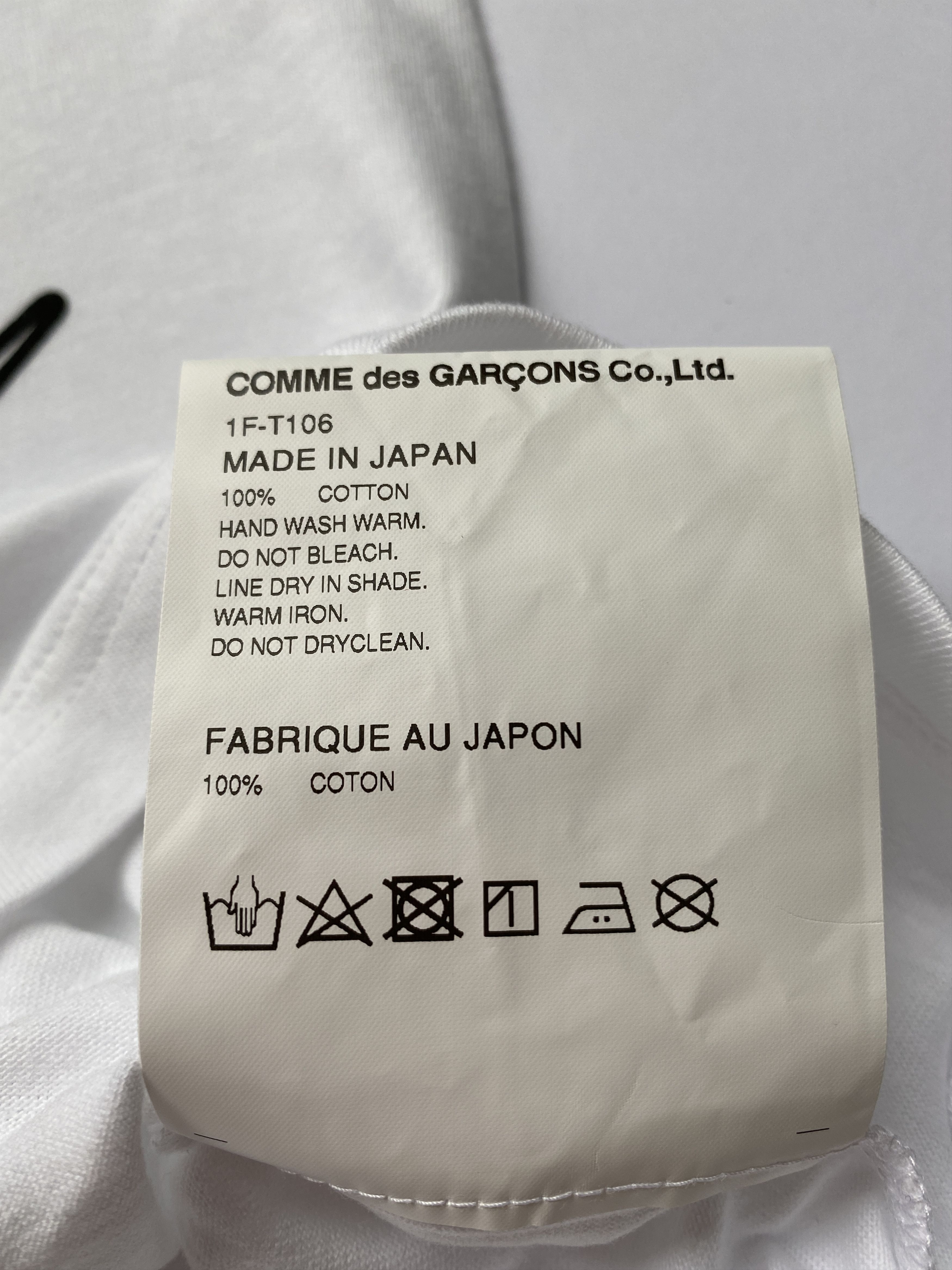 Comme des Garcons × Comme des Garcons Black × Nike ⚡️QUICK SALE⚡️2020 Nike Comme des Garçons White T-shirt Size US XXS / EU 40 - 3 Thumbnail