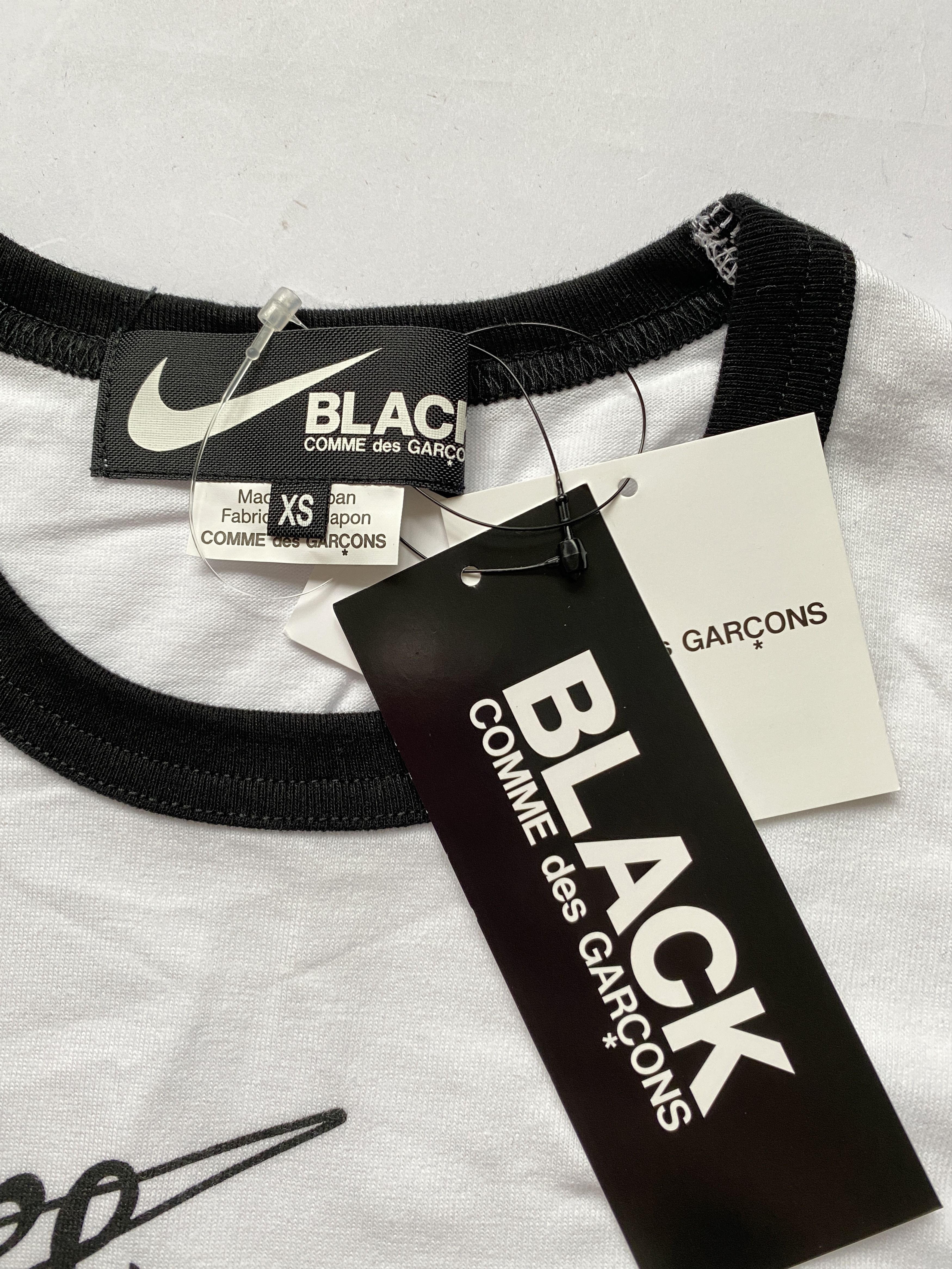 Comme des Garcons × Comme des Garcons Black × Nike ⚡️QUICK SALE⚡️2020 Nike Comme des Garçons White T-shirt Size US XXS / EU 40 - 4 Thumbnail