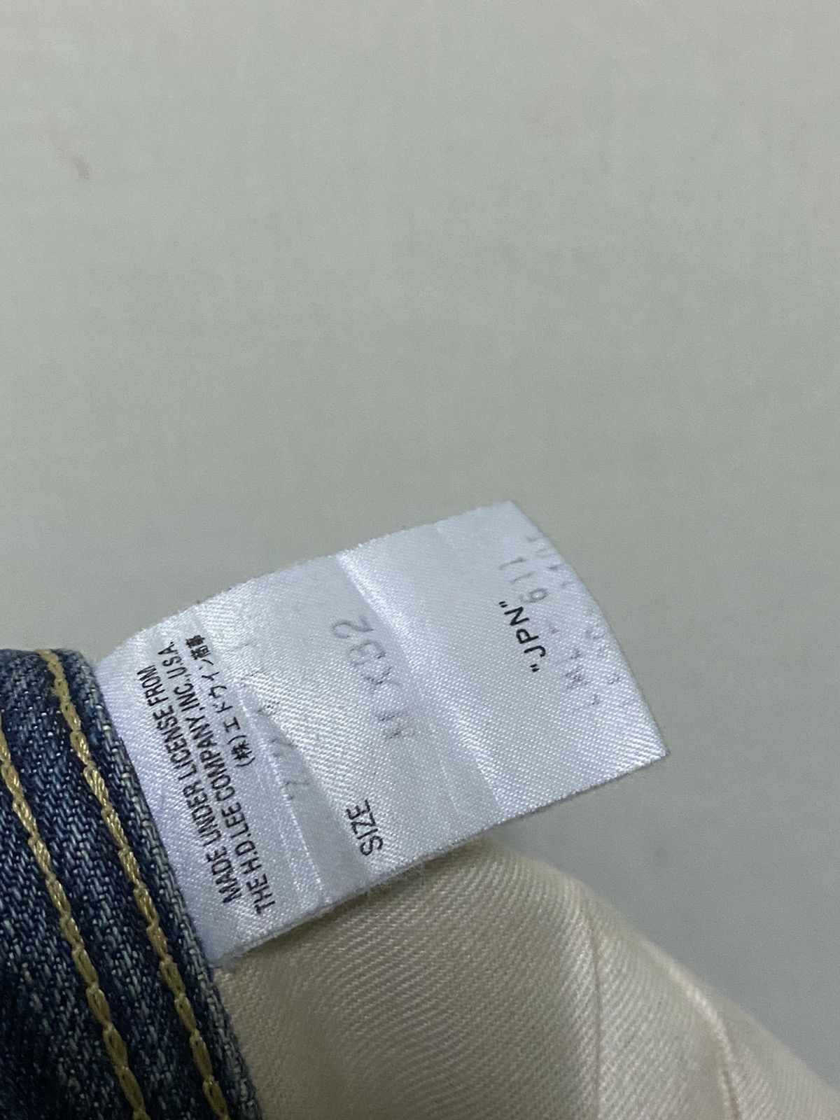 Lee × Vintage Lee Flare Denim Distressed Jeans Size US 30 / EU 46 - 10 Thumbnail