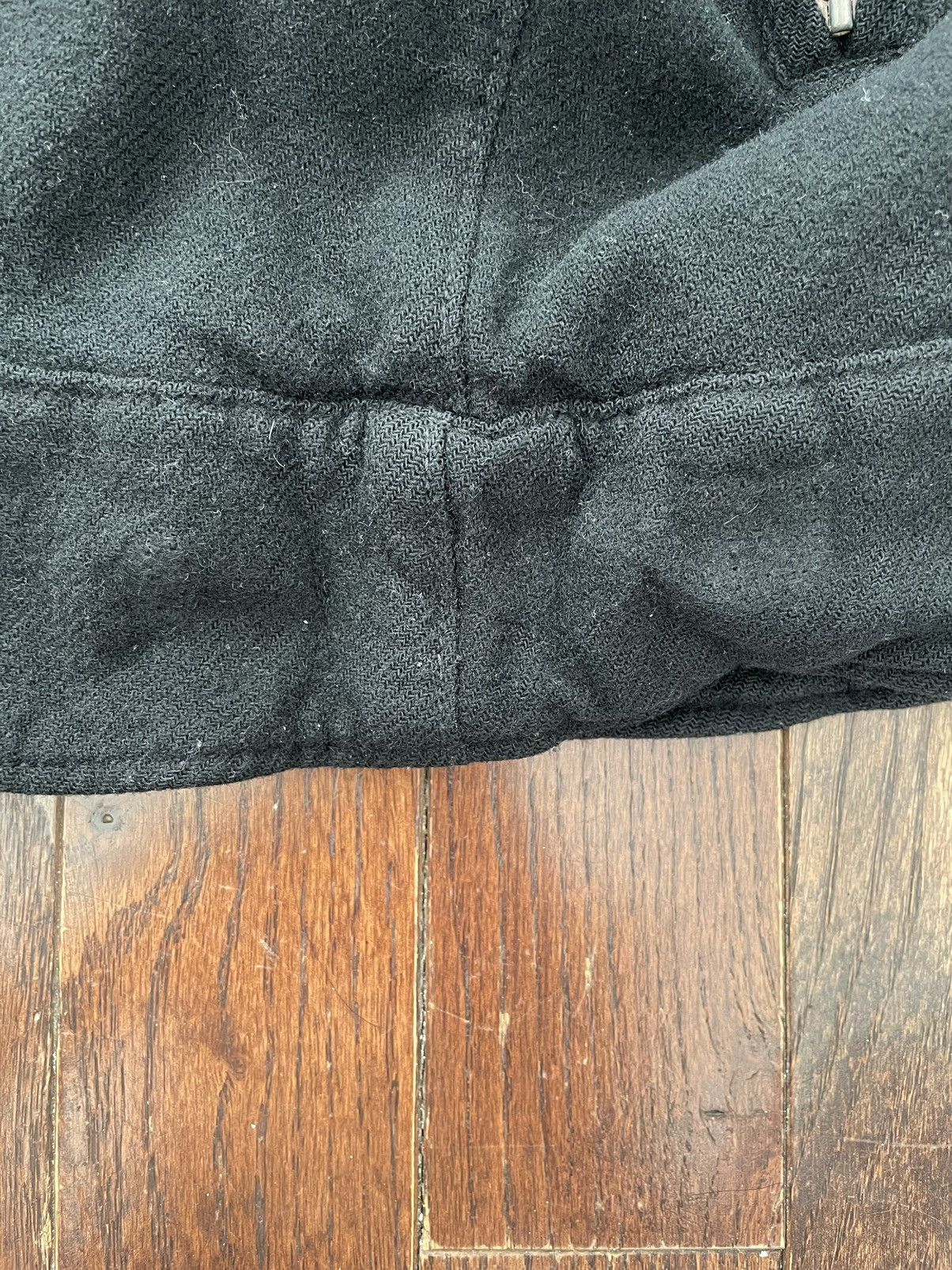 Comme des Garcons × Junya Watanabe × Lewis Leathers Junya Watanabe Lewis Leathers Boiled Wool Biker Jacket Black Size US L / EU 52-54 / 3 - 6 Thumbnail