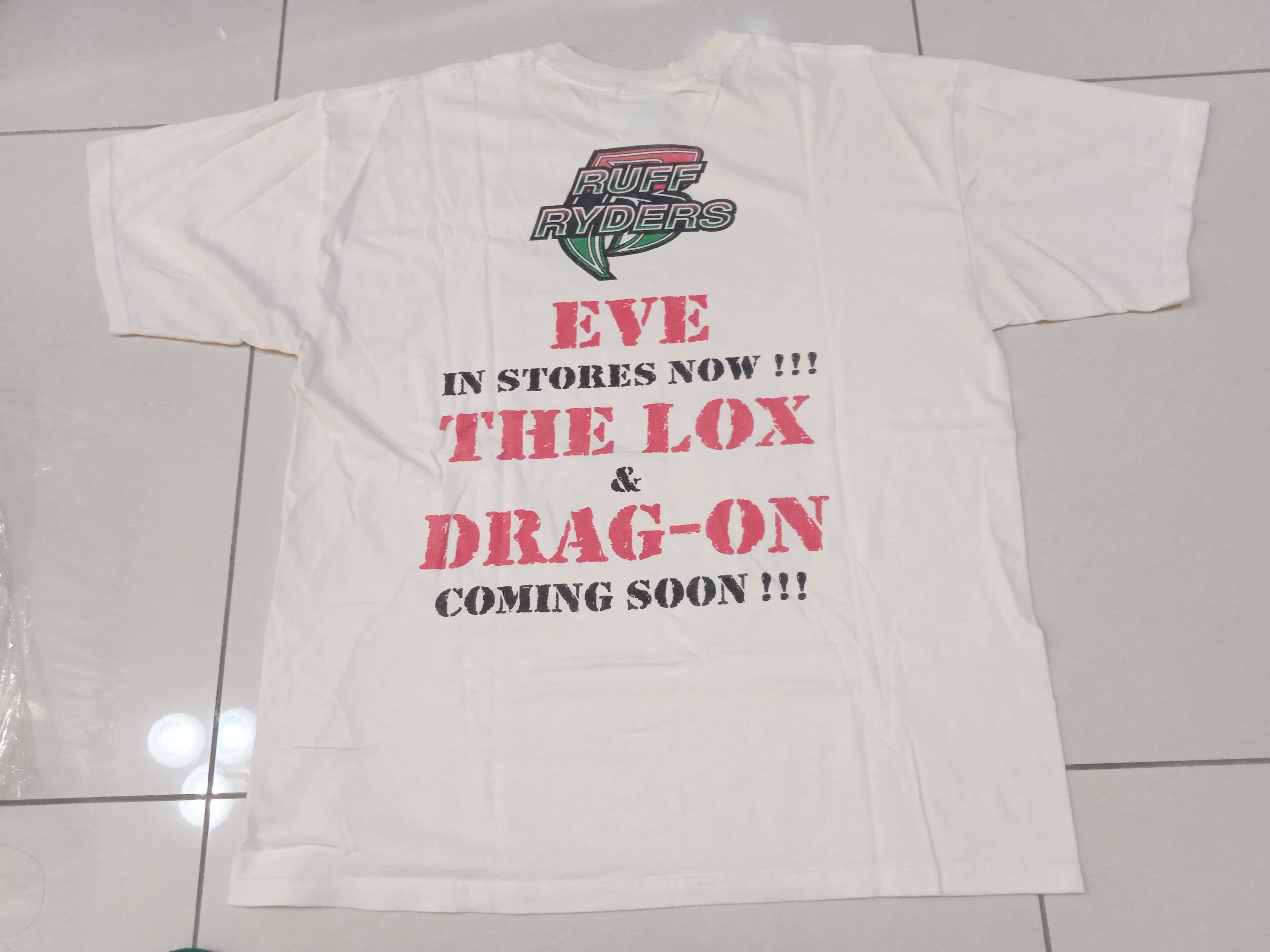 Rap Tees Vintage 90s EVE Ruff Ryders DMX T-Shirt Rap Tee Size US XL / EU 56 / 4 - 2 Thumbnail