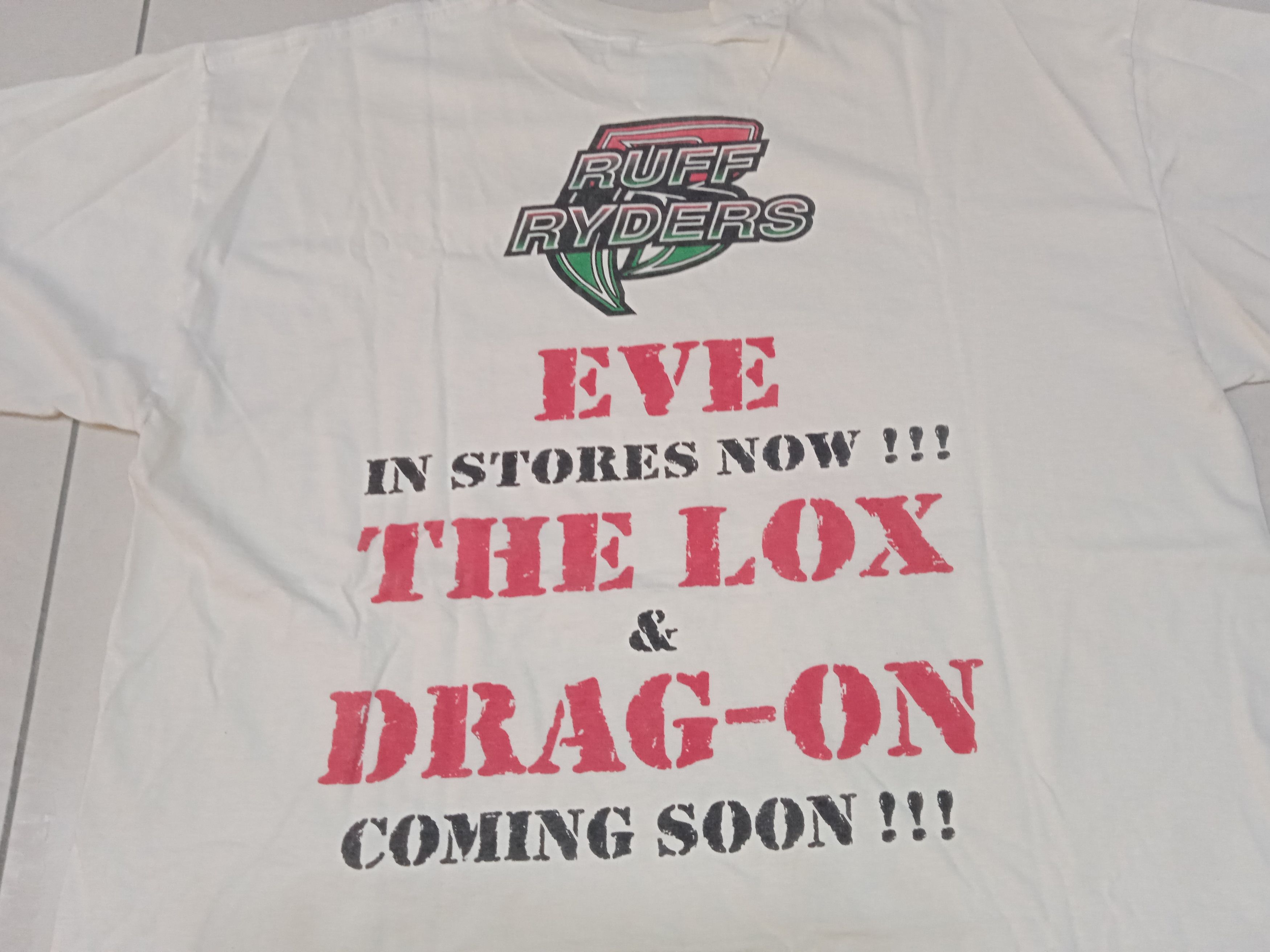 Rap Tees Vintage 90s EVE Ruff Ryders DMX T-Shirt Rap Tee Size US XL / EU 56 / 4 - 5 Thumbnail