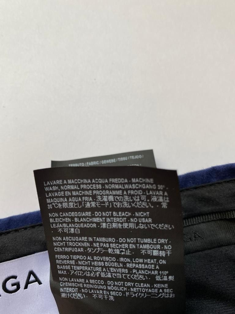 Balenciaga ⚡️QUICK SALE⚡️2017 Balenciaga Blue Embroidered BB Trousers Size US 29 - 6 Thumbnail