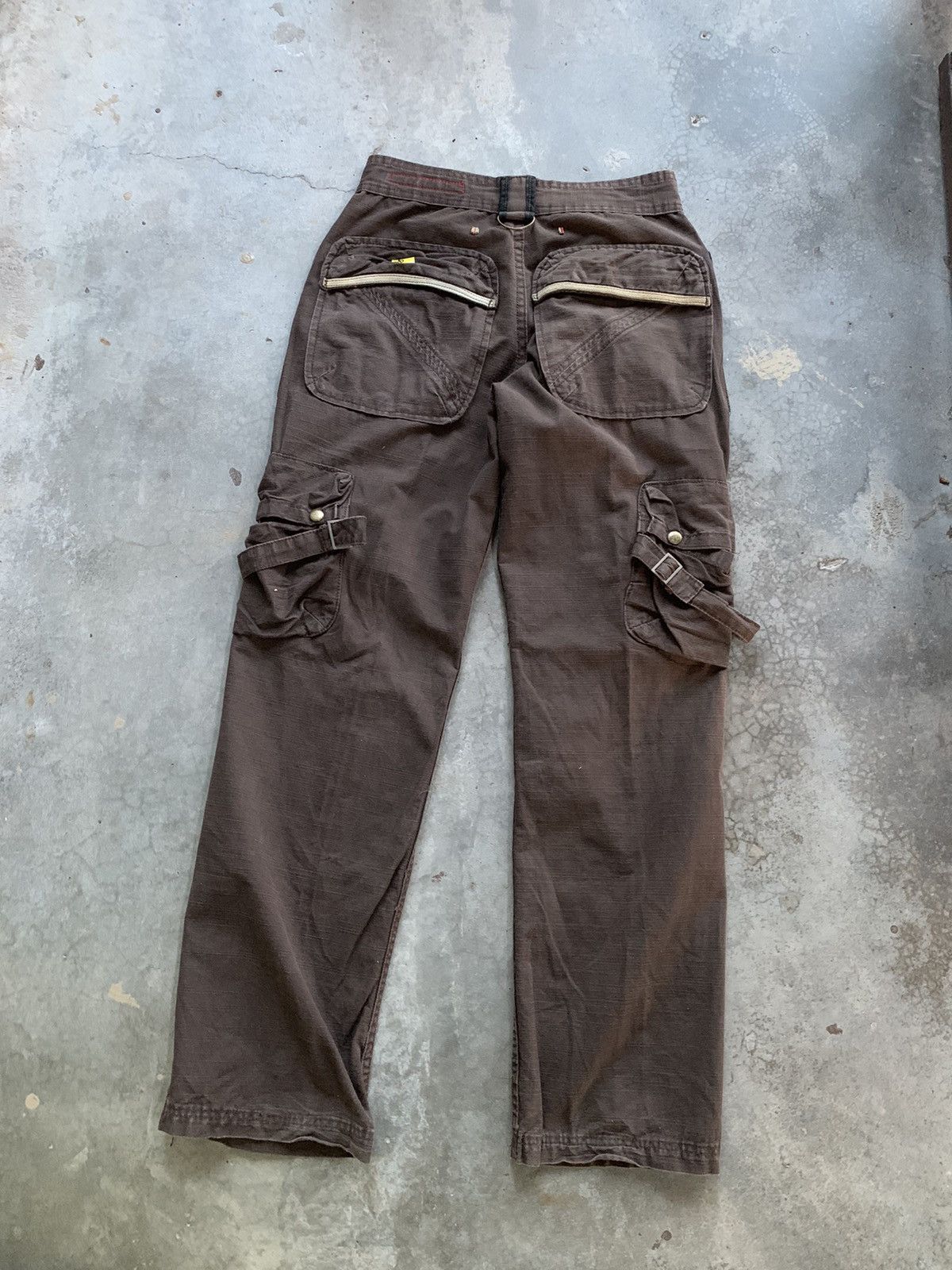 Japanese Brand JapaneseBrand One Distressed Multipocket Bondage Cargo Pant Size US 29 - 5 Thumbnail