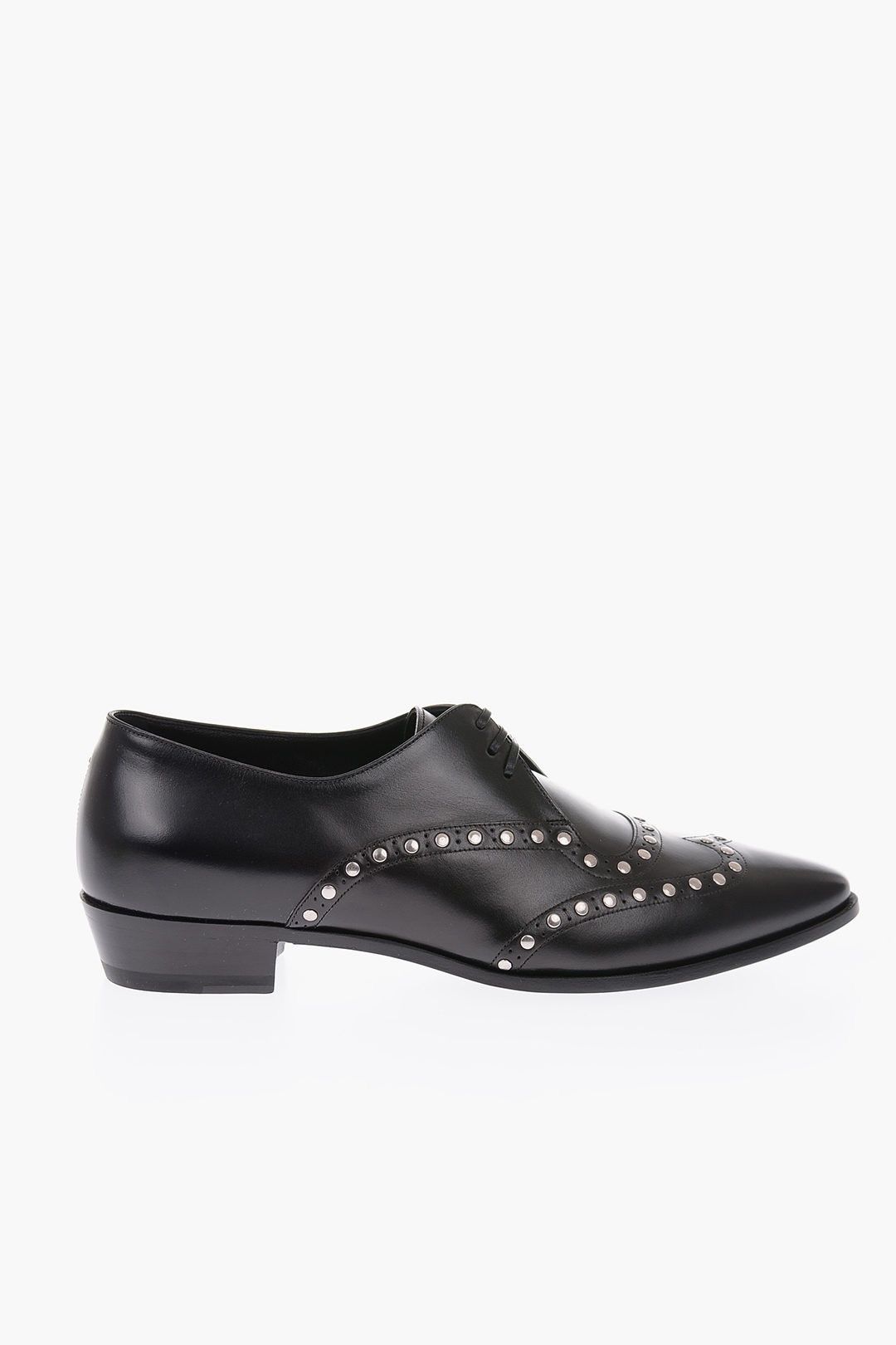 image of Fw20 Celine Studded Jacno Derby 30 Shoes Boots Hedi Slimane in Black, Men's (Size 7)