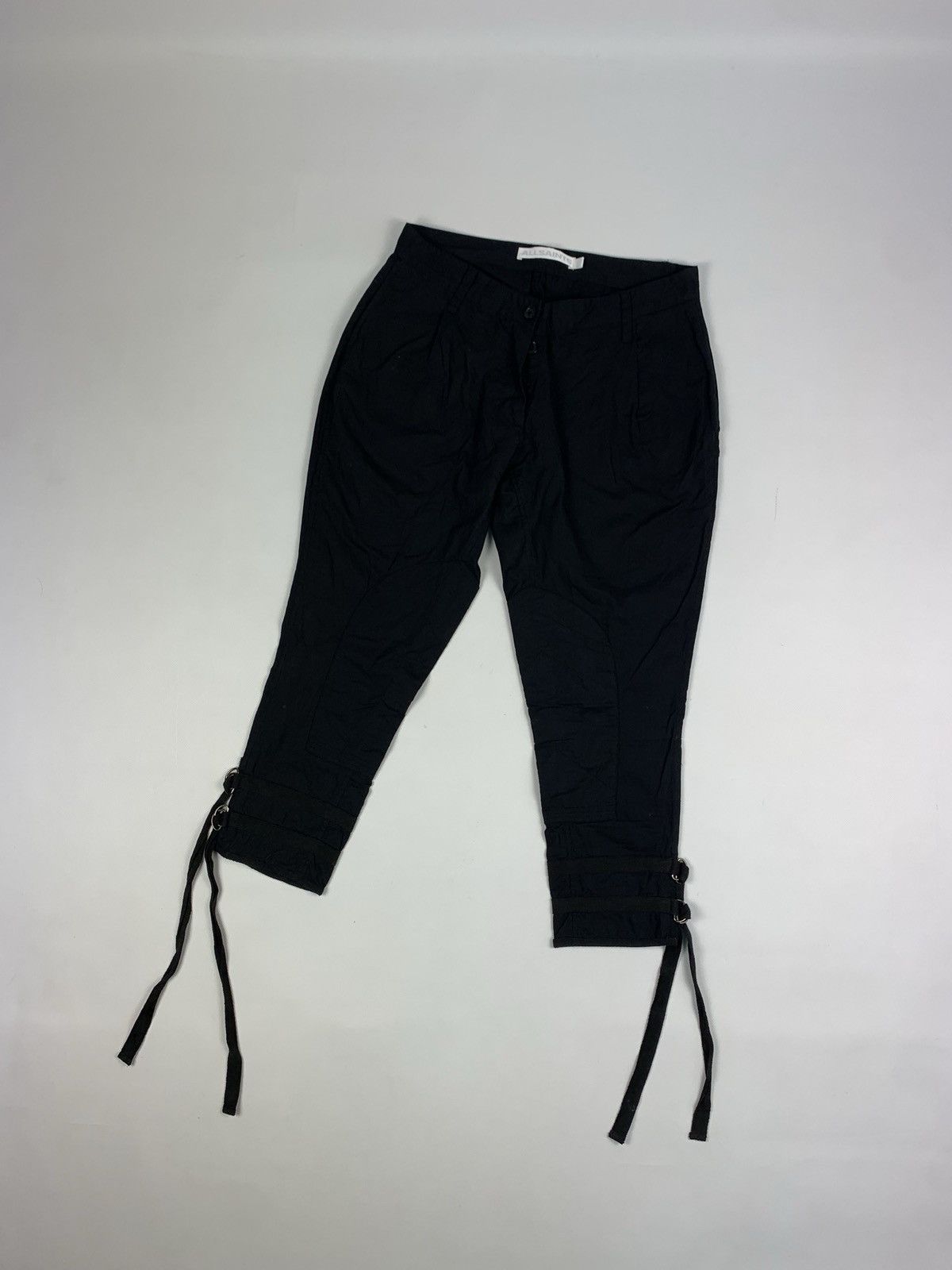 Allsaints All Saints women’s Avant-Garde bondage pants size Xs Size 24" / US 00 / IT 34 - 1 Thumbnail
