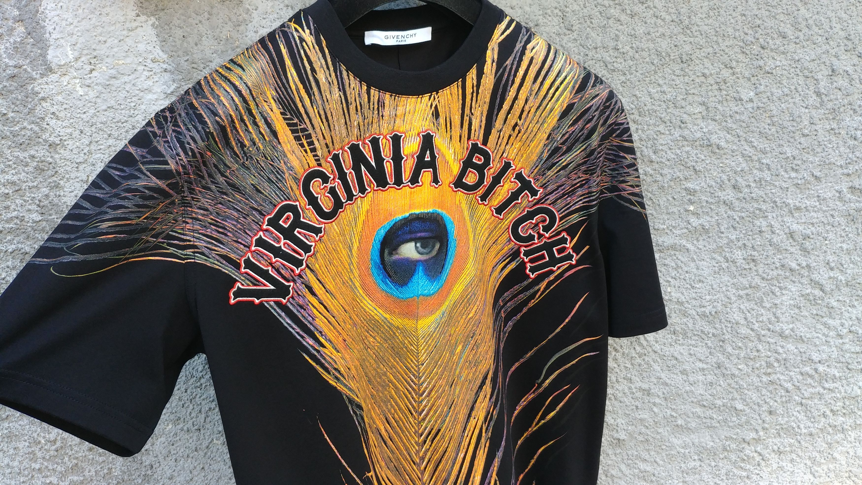 Givenchy Givenchy Virginia Bitch Eye Rottweiler Oversized T-shirt Size US M / EU 48-50 / 2 - 2 Thumbnail