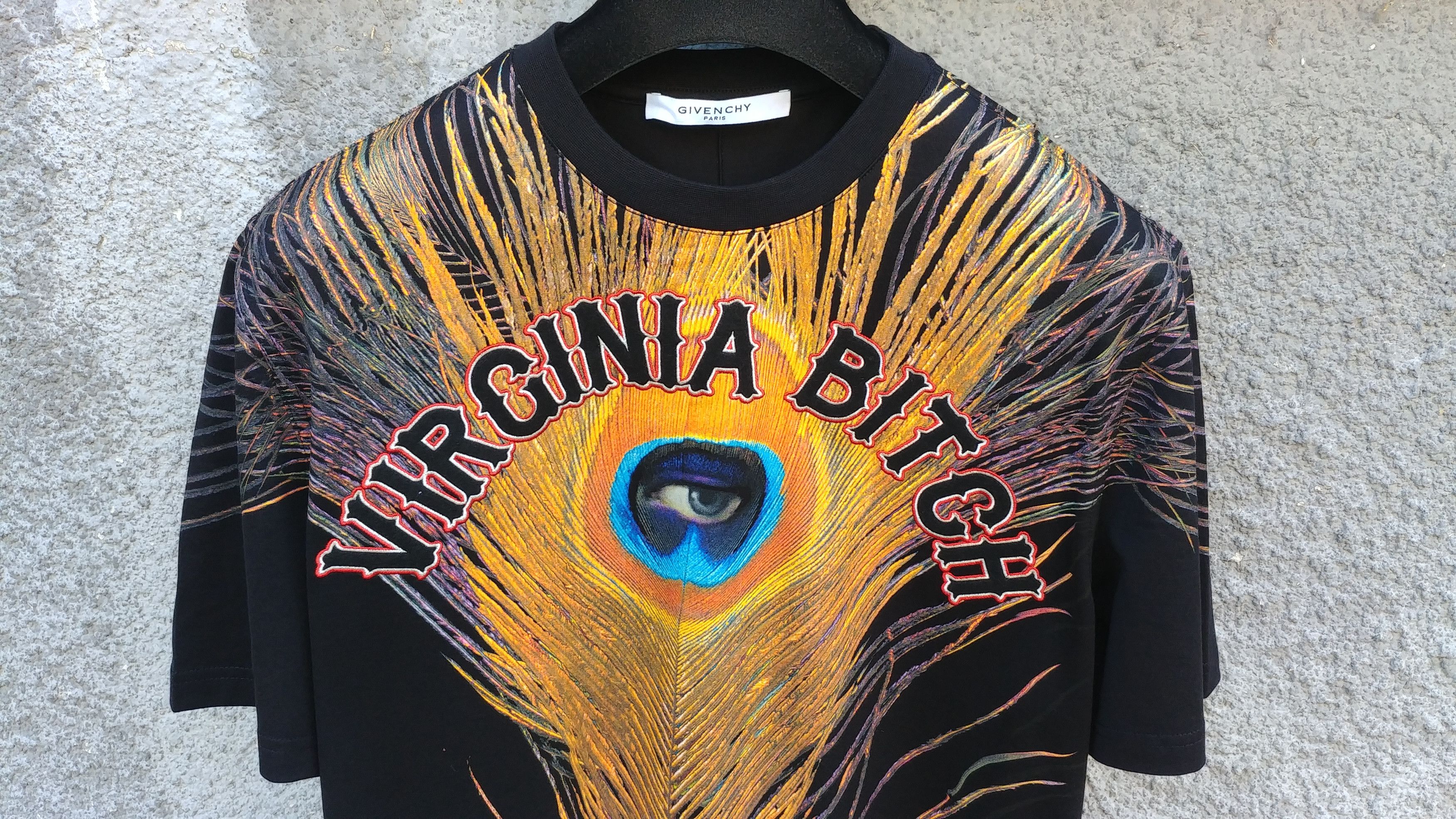 Givenchy Givenchy Virginia Bitch Eye Rottweiler Oversized T-shirt Size US M / EU 48-50 / 2 - 8 Thumbnail