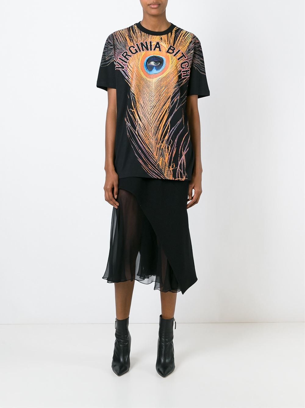 Givenchy Givenchy Virginia Bitch Eye Rottweiler Oversized T-shirt Size US M / EU 48-50 / 2 - 7 Thumbnail