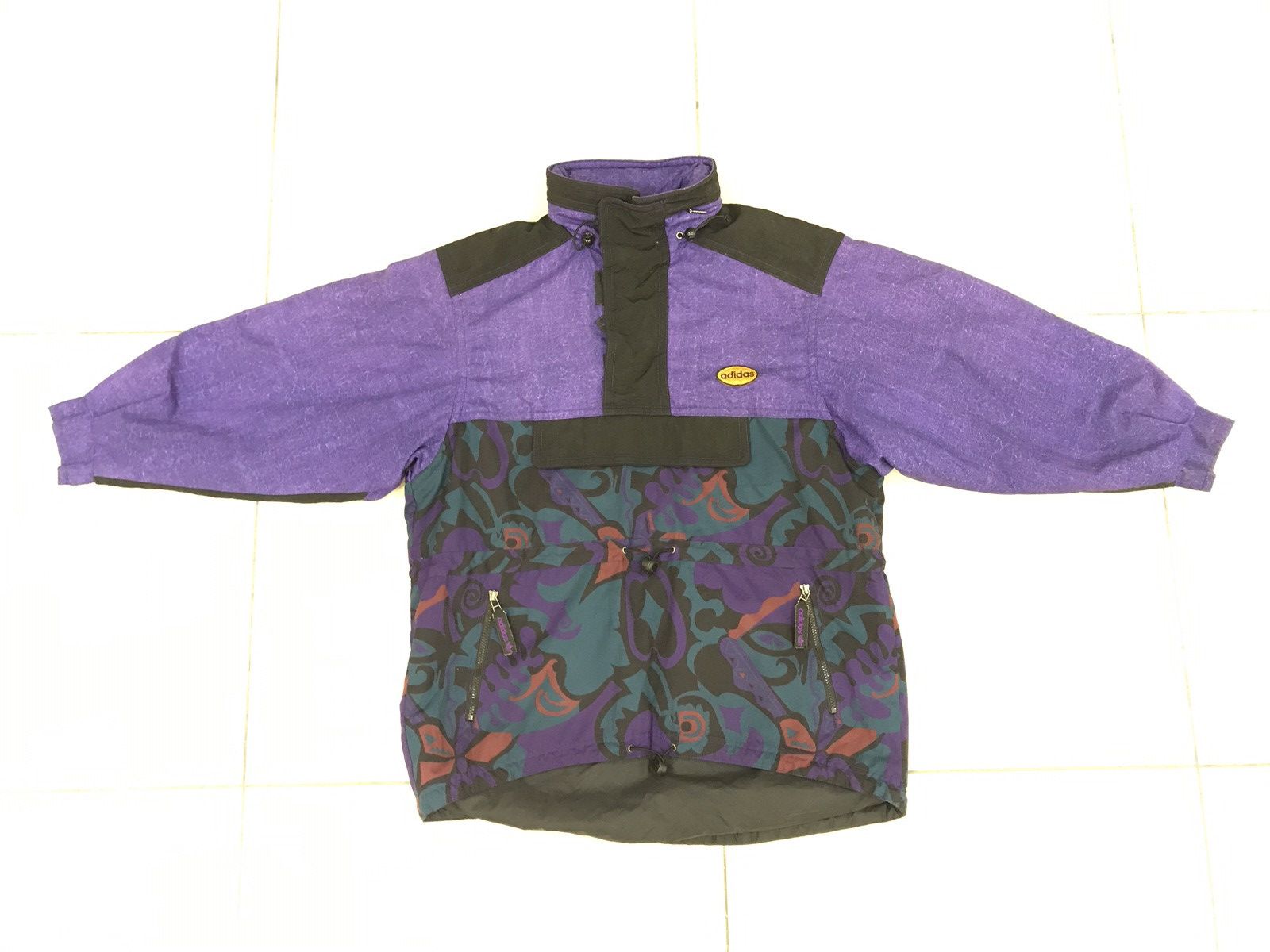 Adidas × Descente × Vintage ADIDAS TREFOIL BIG LOGO DESCENTE JAPAN JACKET HOODED Size US L / EU 52-54 / 3 - 2 Thumbnail