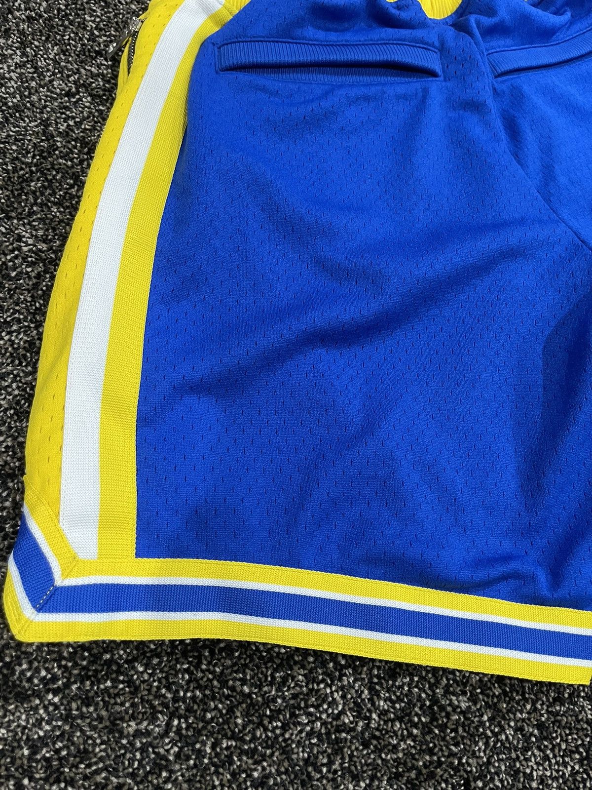 Just Don Just Don x Mitchell & Ness NBA Golden State Warriors Shorts Size US 32 / EU 48 - 9 Thumbnail