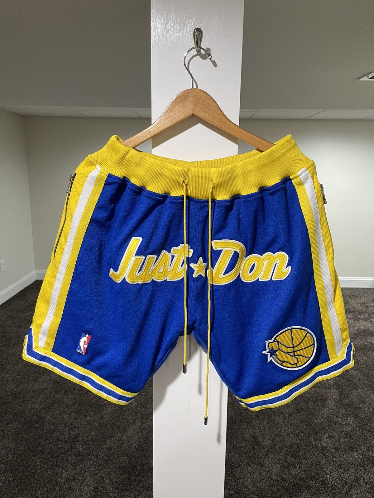Just Don Just Don x Mitchell & Ness NBA Golden State Warriors Shorts Size US 32 / EU 48 - 11 Thumbnail