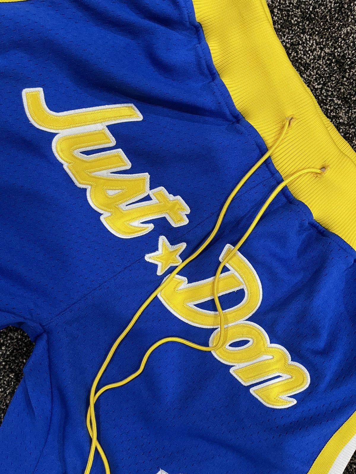 Just Don Just Don x Mitchell & Ness NBA Golden State Warriors Shorts Size US 32 / EU 48 - 6 Thumbnail