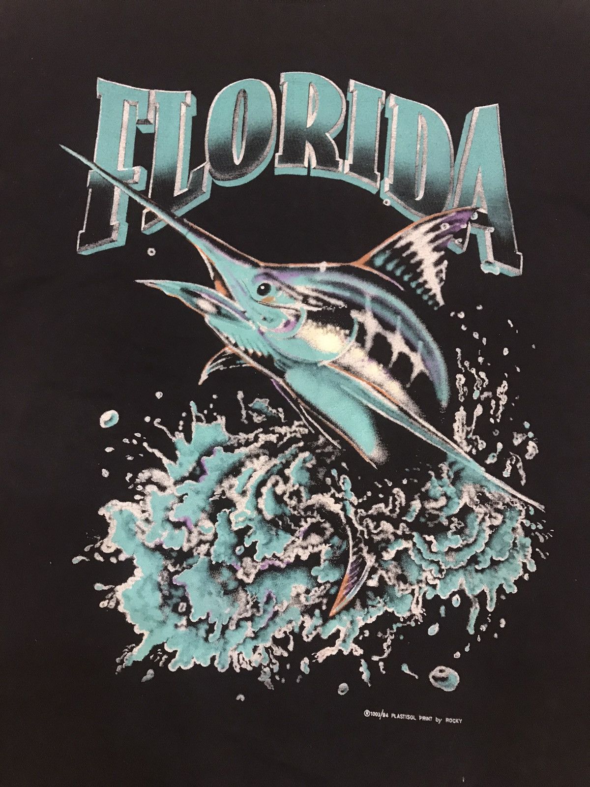 Vintage VINTAGE FLORIDA PLASTISOL PRINT SHIRT Size US M / EU 48-50 / 2 - 3 Thumbnail