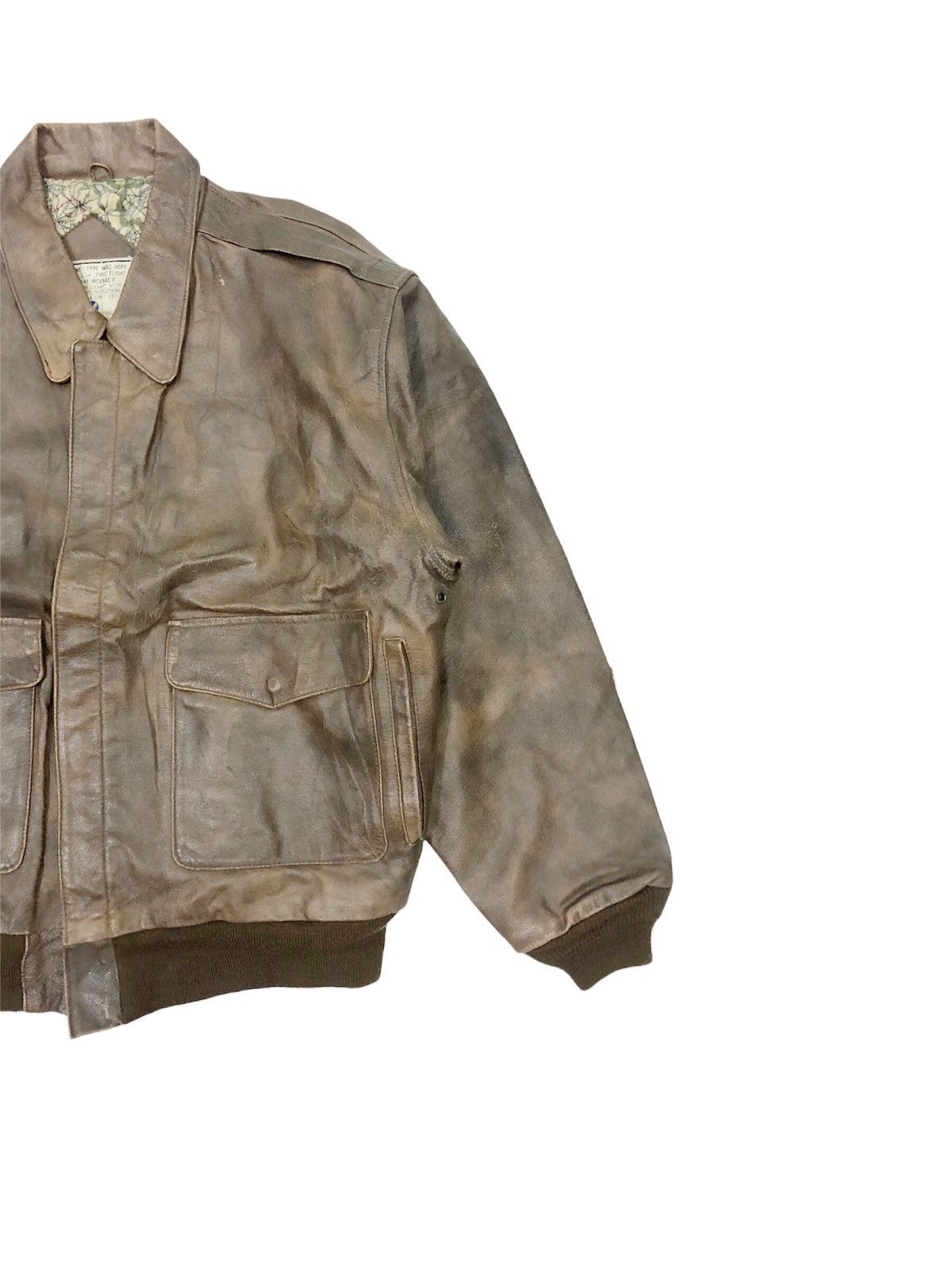 Vintage World War ll Aviator Pilot Jacket Size US L / EU 52-54 / 3 - 7 Thumbnail