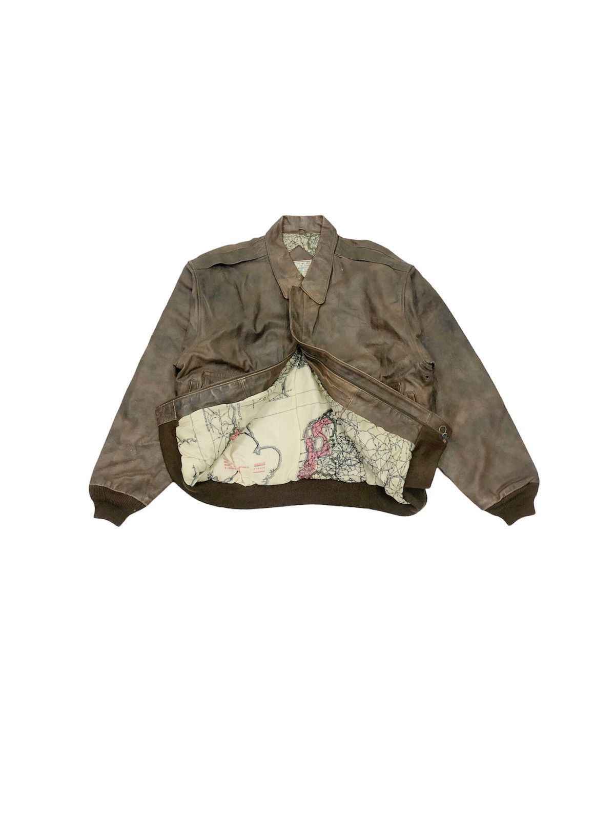 Vintage World War ll Aviator Pilot Jacket Size US L / EU 52-54 / 3 - 3 Thumbnail