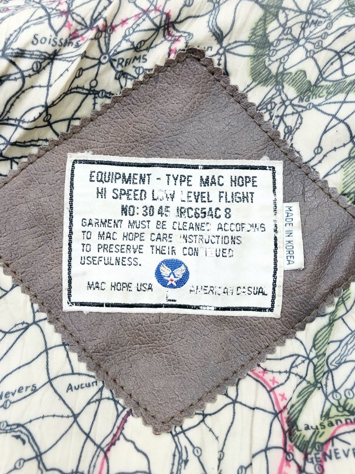 Vintage World War ll Aviator Pilot Jacket Size US L / EU 52-54 / 3 - 13 Thumbnail
