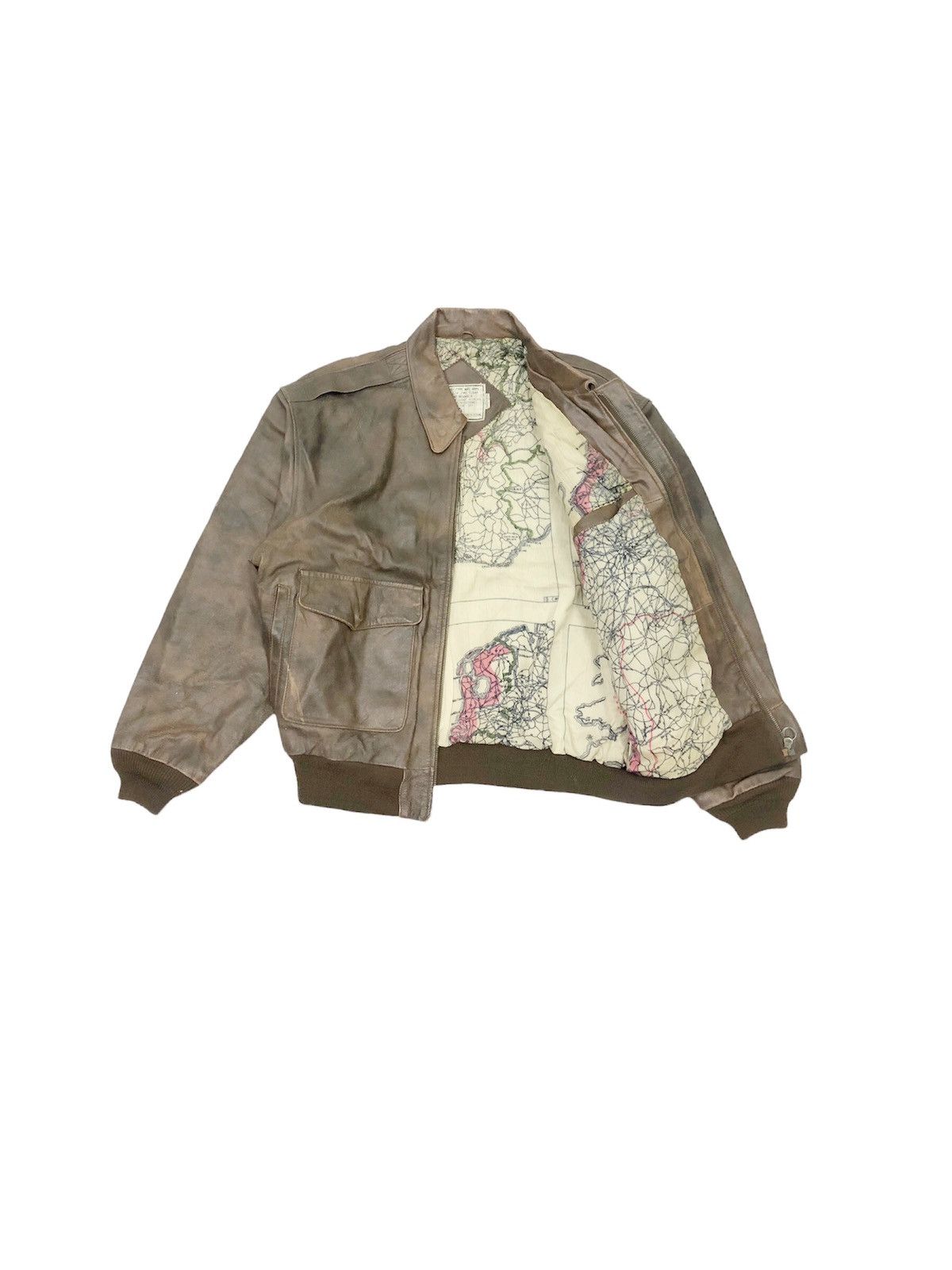Vintage World War ll Aviator Pilot Jacket Size US L / EU 52-54 / 3 - 1 Thumbnail